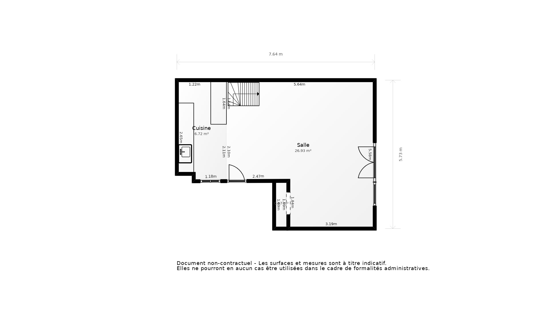 Vente Maison ST LOUIS DE MONTFERRAND - 3 pièces - 65 m² - (33440)