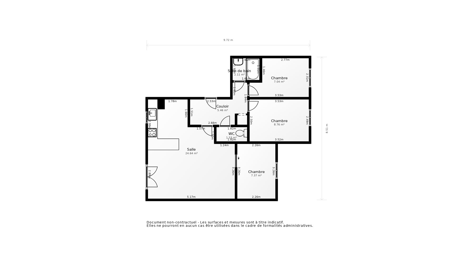 Vente Appartement MANTES LA VILLE - 4 pièces - 69 m² - (78711)