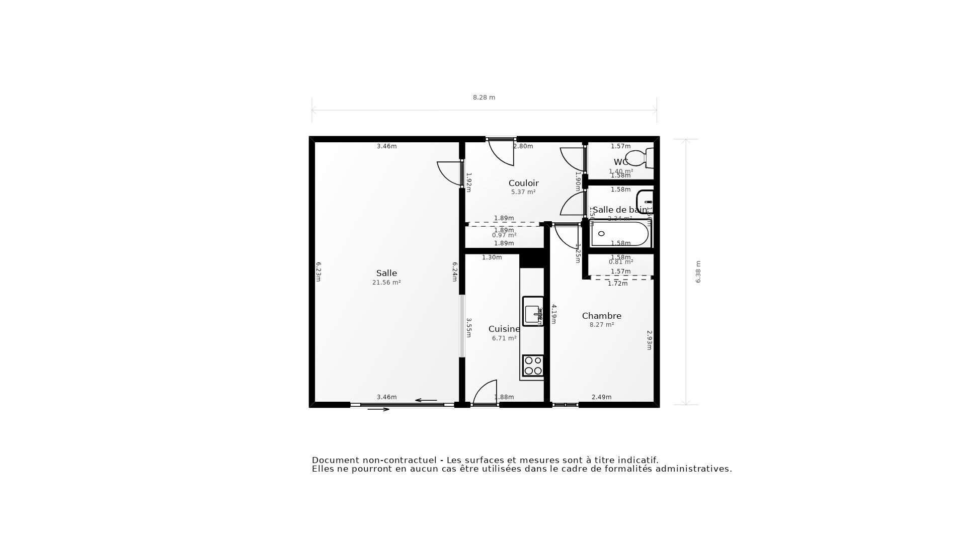Vente Appartement MONTPELLIER - 2 pièces - 50 m² - (34000)