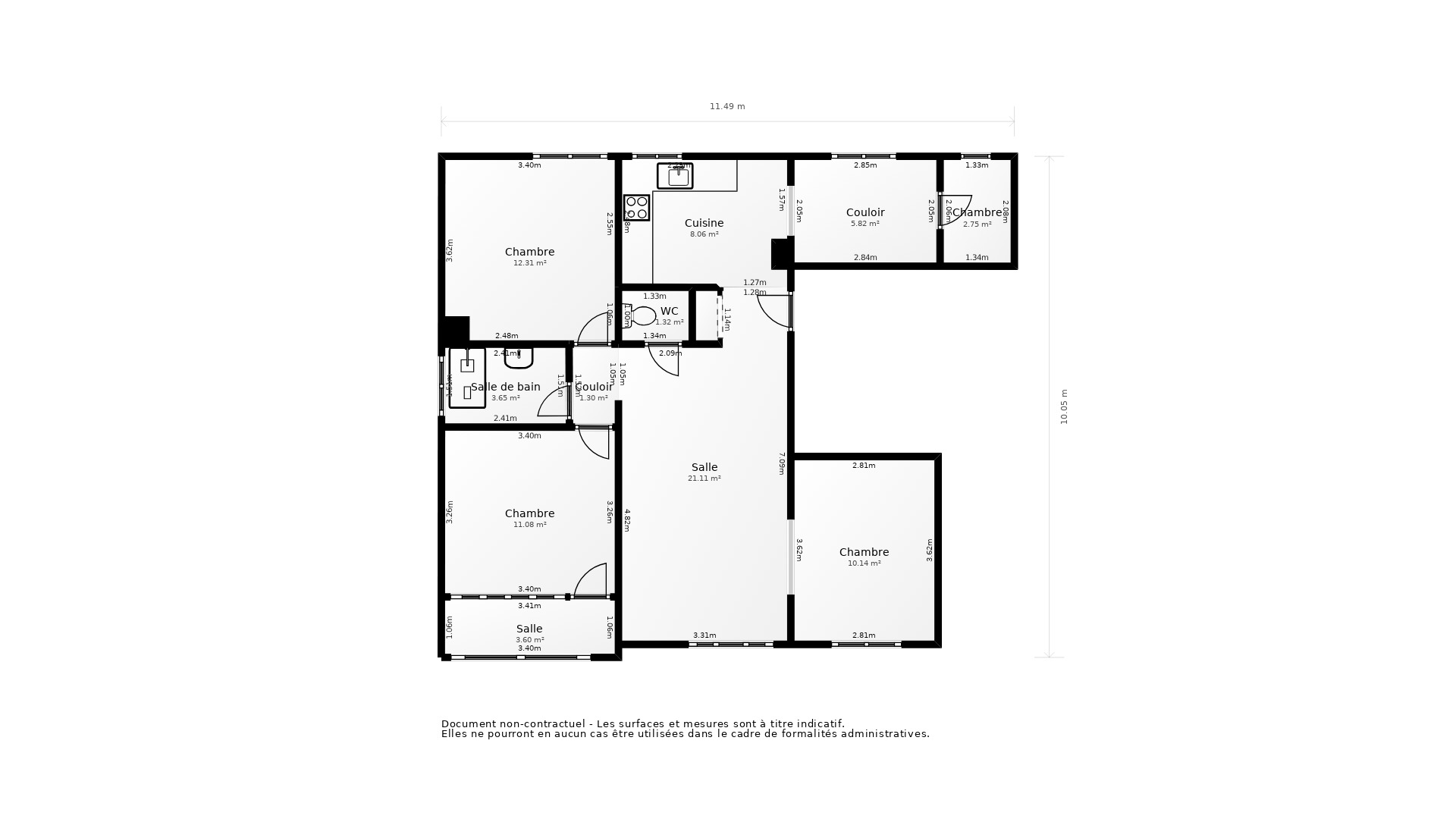 Vente Appartement CARBON BLANC - 4 pièces - 75 m² - (33560)