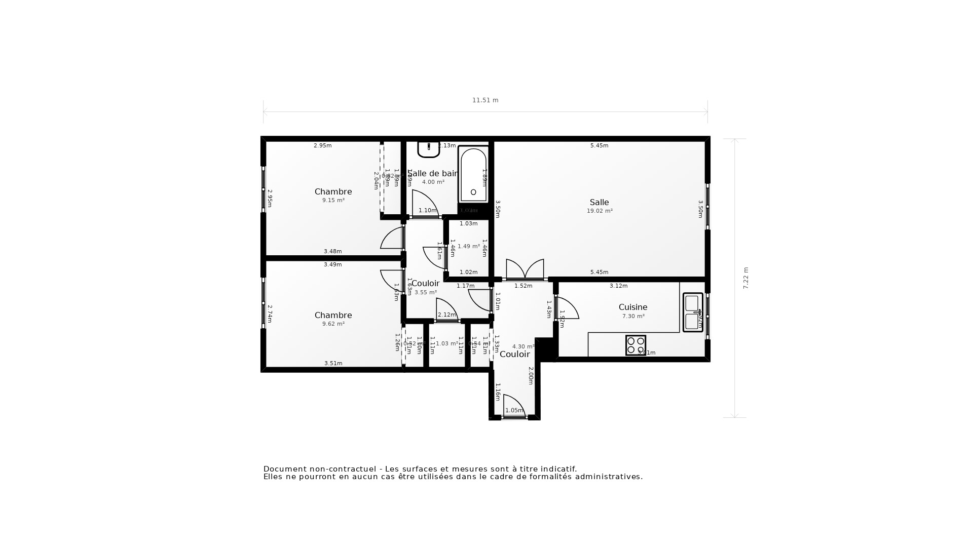 Vente Appartement ACHERES - 3 pièces - 65 m² - (78260)