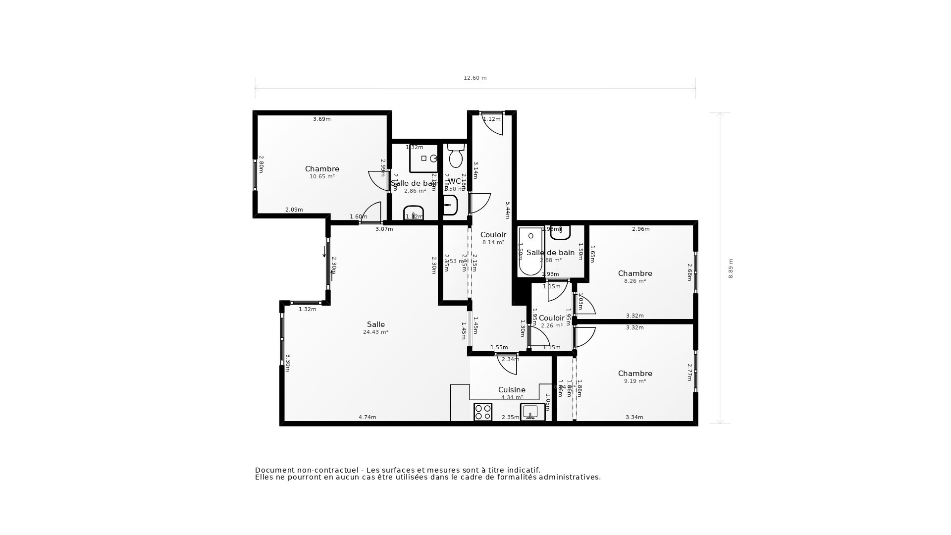 Vente Appartement MANTES LA VILLE - 4 pièces - 81 m² - (78711)