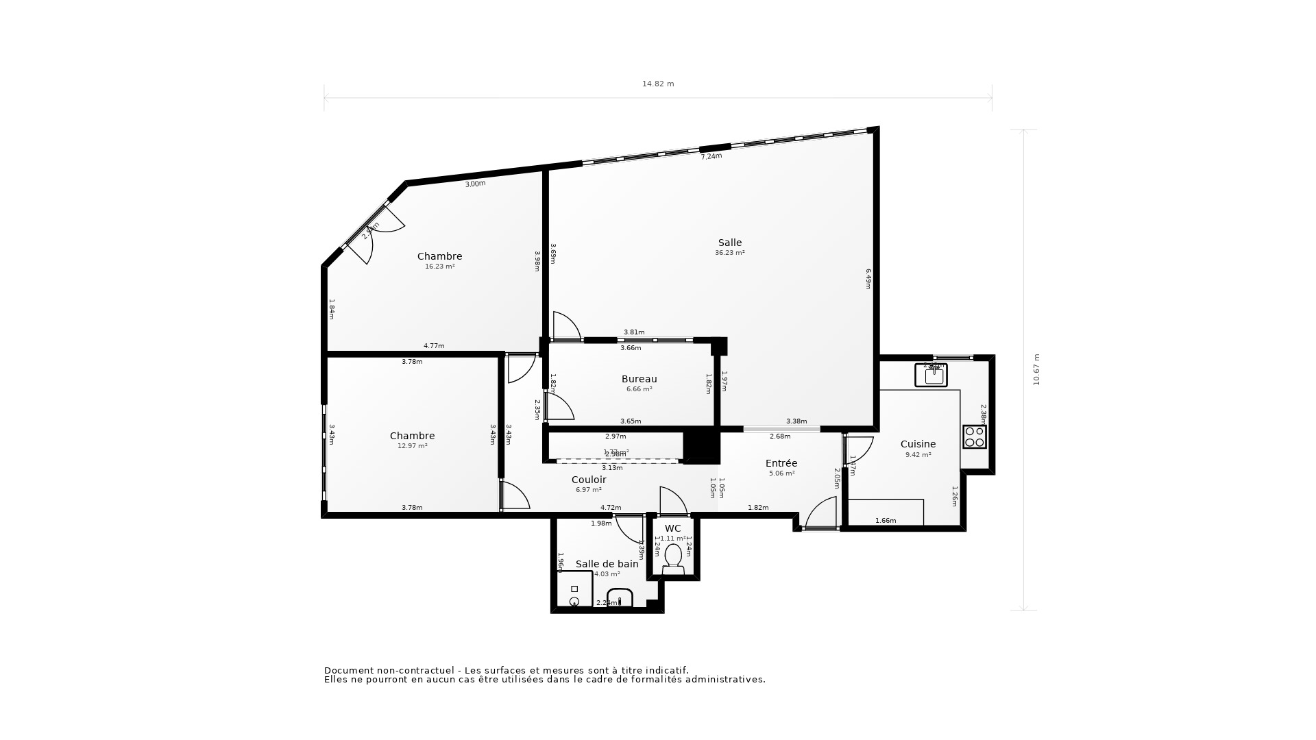 Vente Appartement POISSY - 4 pièces - 89 m² - (78300)