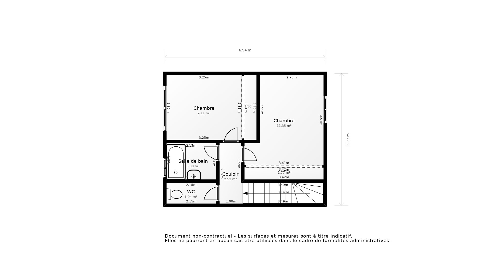 Vente Maison GRATENTOUR - 3 pièces - 71 m² - (31150)