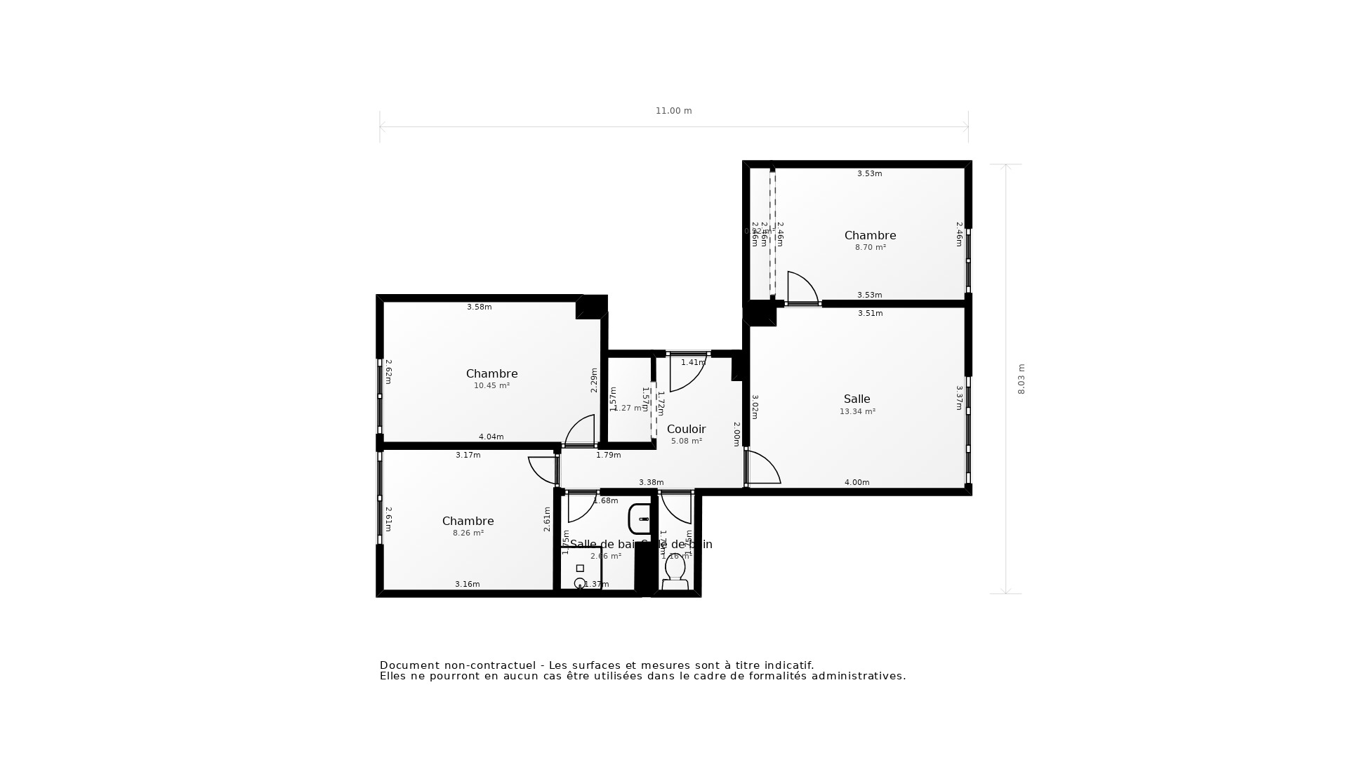 Vente Appartement TOULOUSE - 4 pièces - 65 m² - (31500)