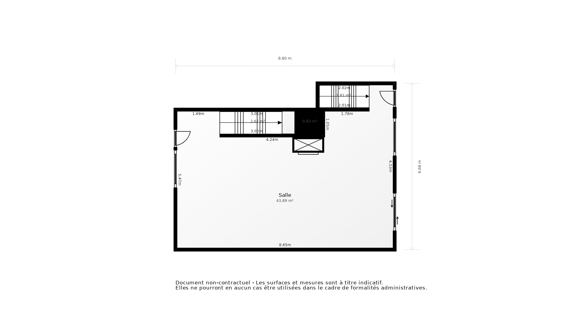 Vente Maison ST GEORGES DE DIDONNE - 2 pièces - 74 m² - (17110)
