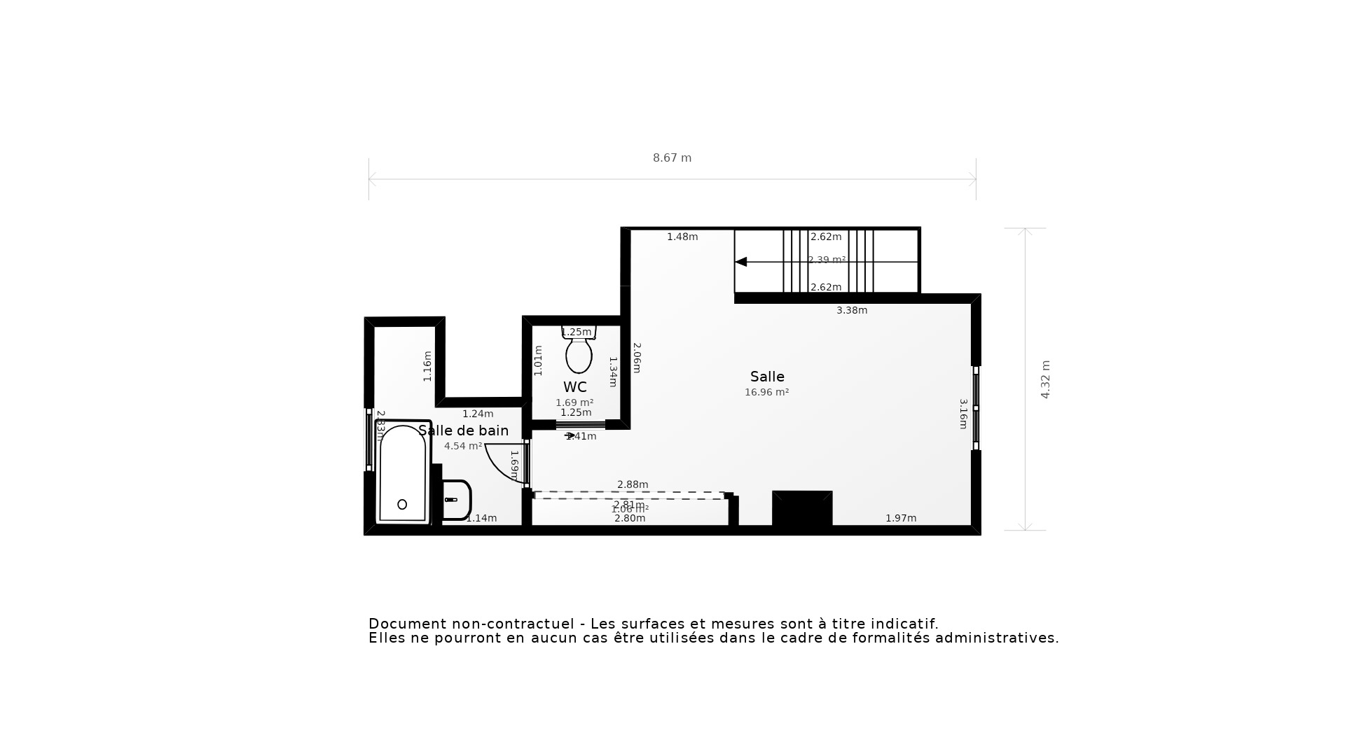 Vente Maison ST GEORGES DE DIDONNE - 2 pièces - 74 m² - (17110)