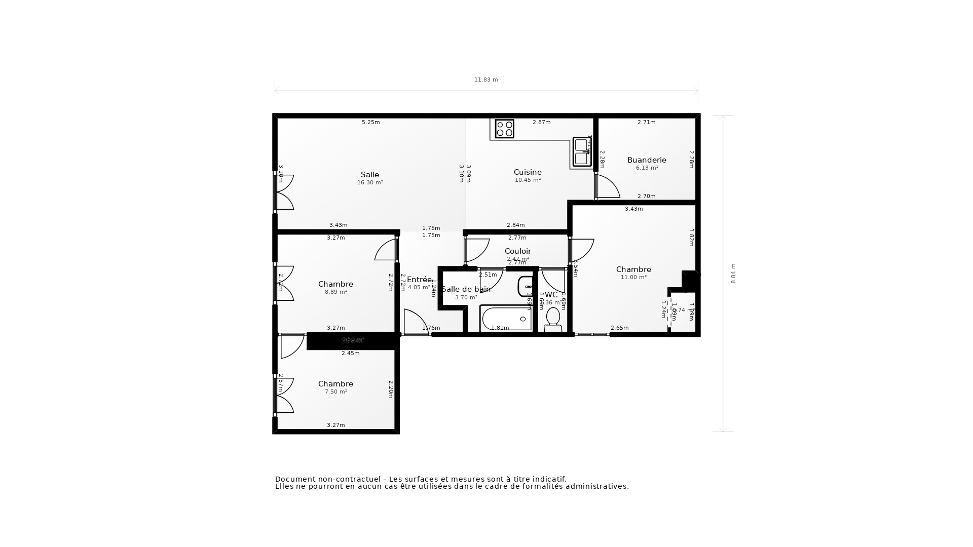 Vente Appartement MONTPELLIER - 4 pièces - 71 m² - (34000)