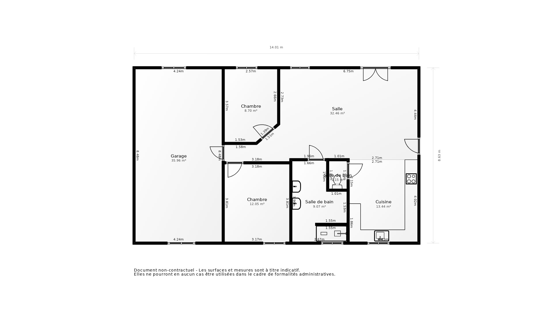 Vente Maison MARENNES HIERS BROUAGE - 2 pièces - 65,7 m² - (17320)