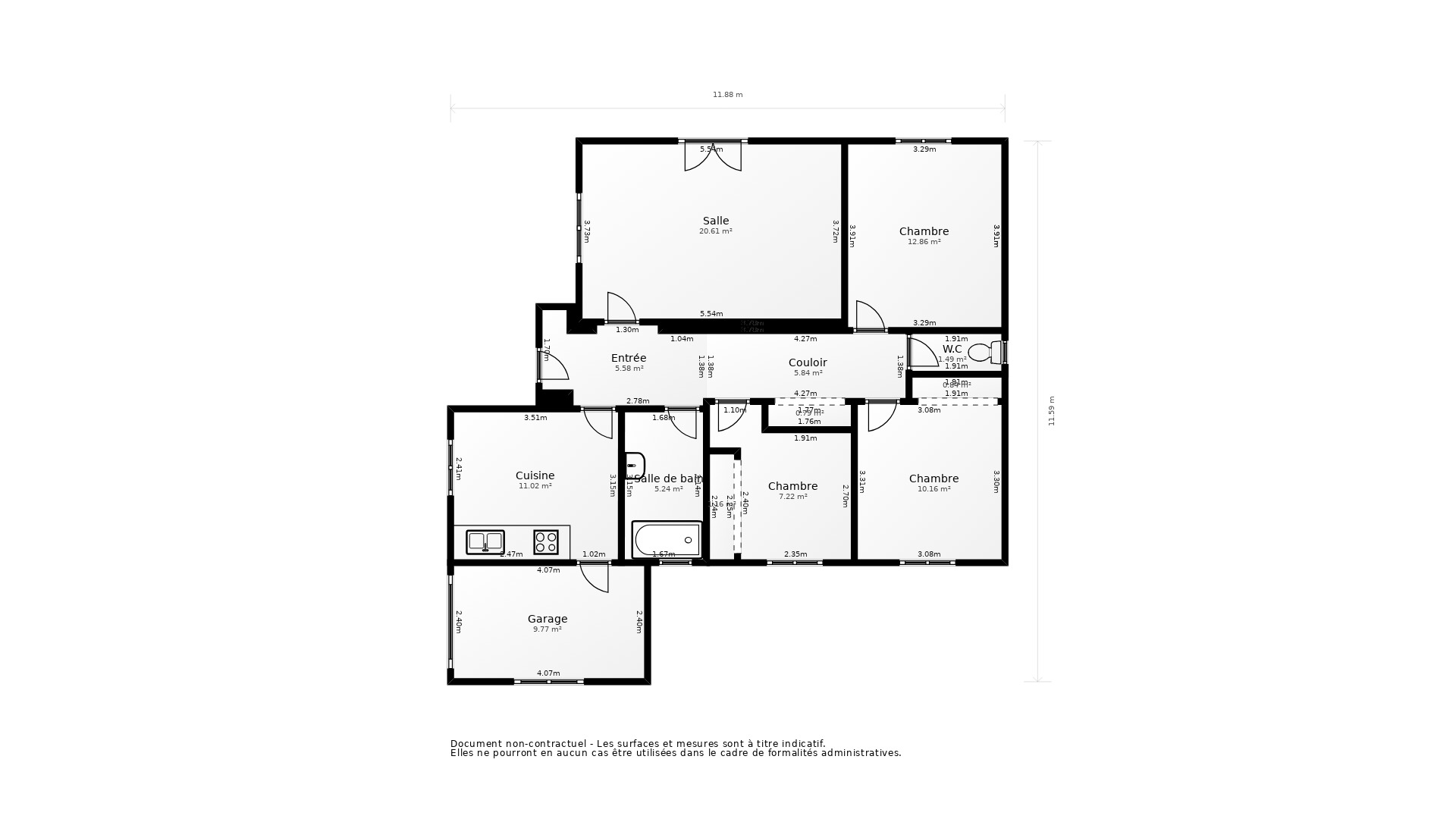 Vente Maison AUSSONNE - 4 pièces - 88 m² - (31840)