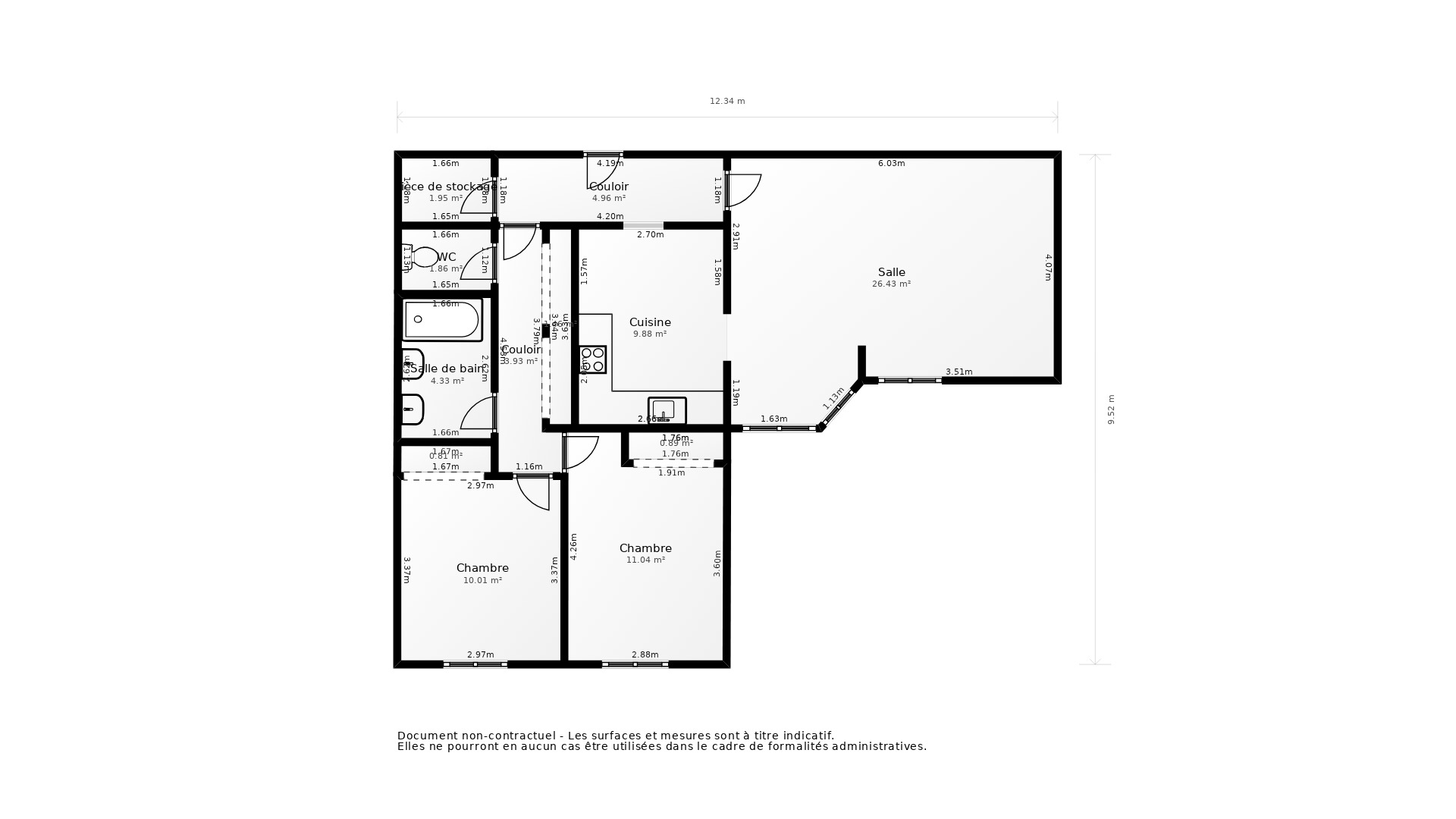 Vente Appartement BLAGNAC - 3 pièces - 75 m² - (31700)