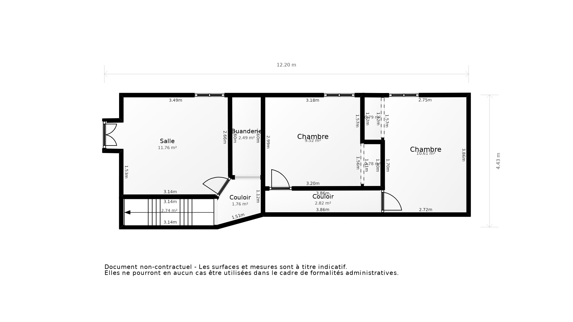 Vente Appartement PAILLET - 4 pièces - 89 m² - (33550)