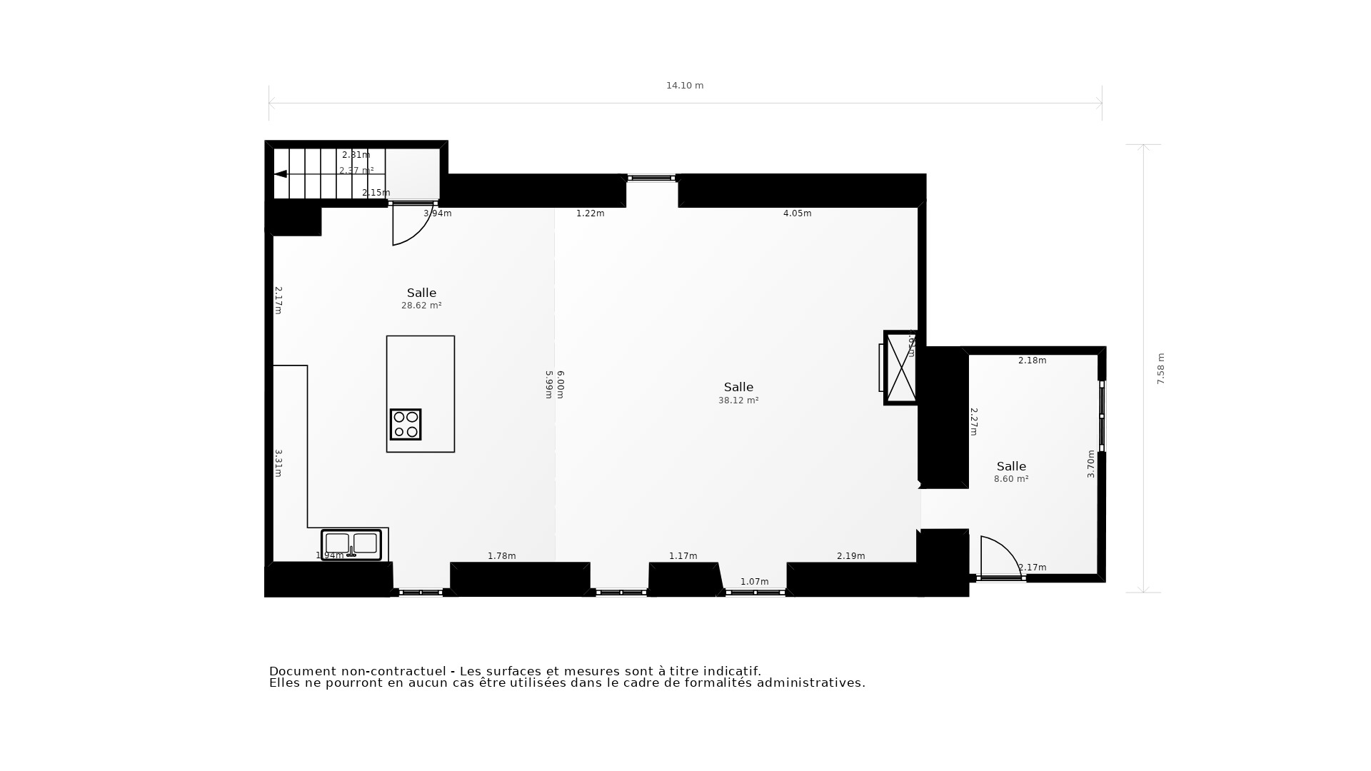 Vente Maison BADEFOLS D ANS - 6 pièces - 146 m² - (24390)