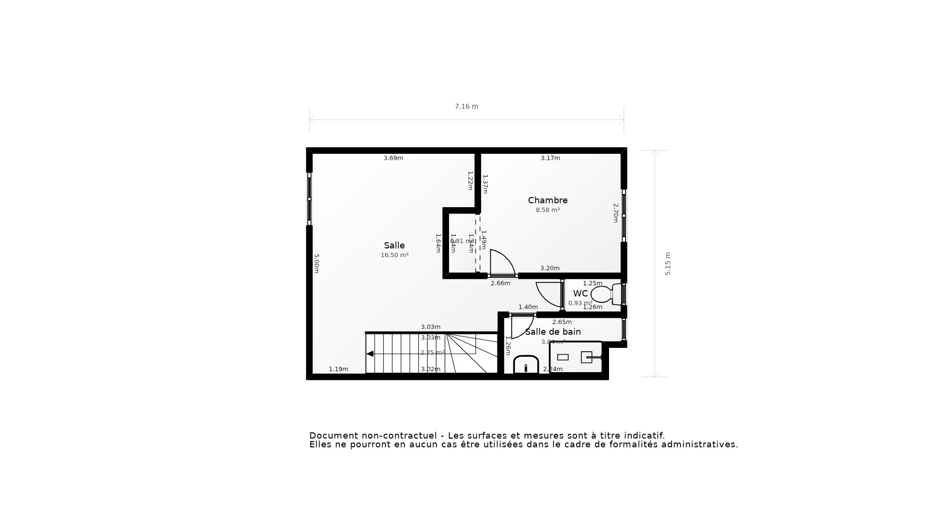 Vente Appartement LE CHATEAU D OLERON - 2 pièces - 62 m² - (17480)