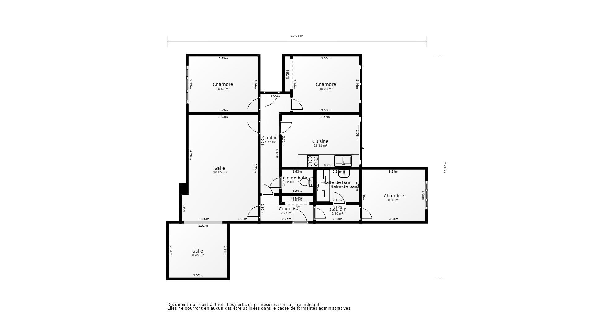 Vente Appartement BREST - 5 pièces - 95 m² - (29200)