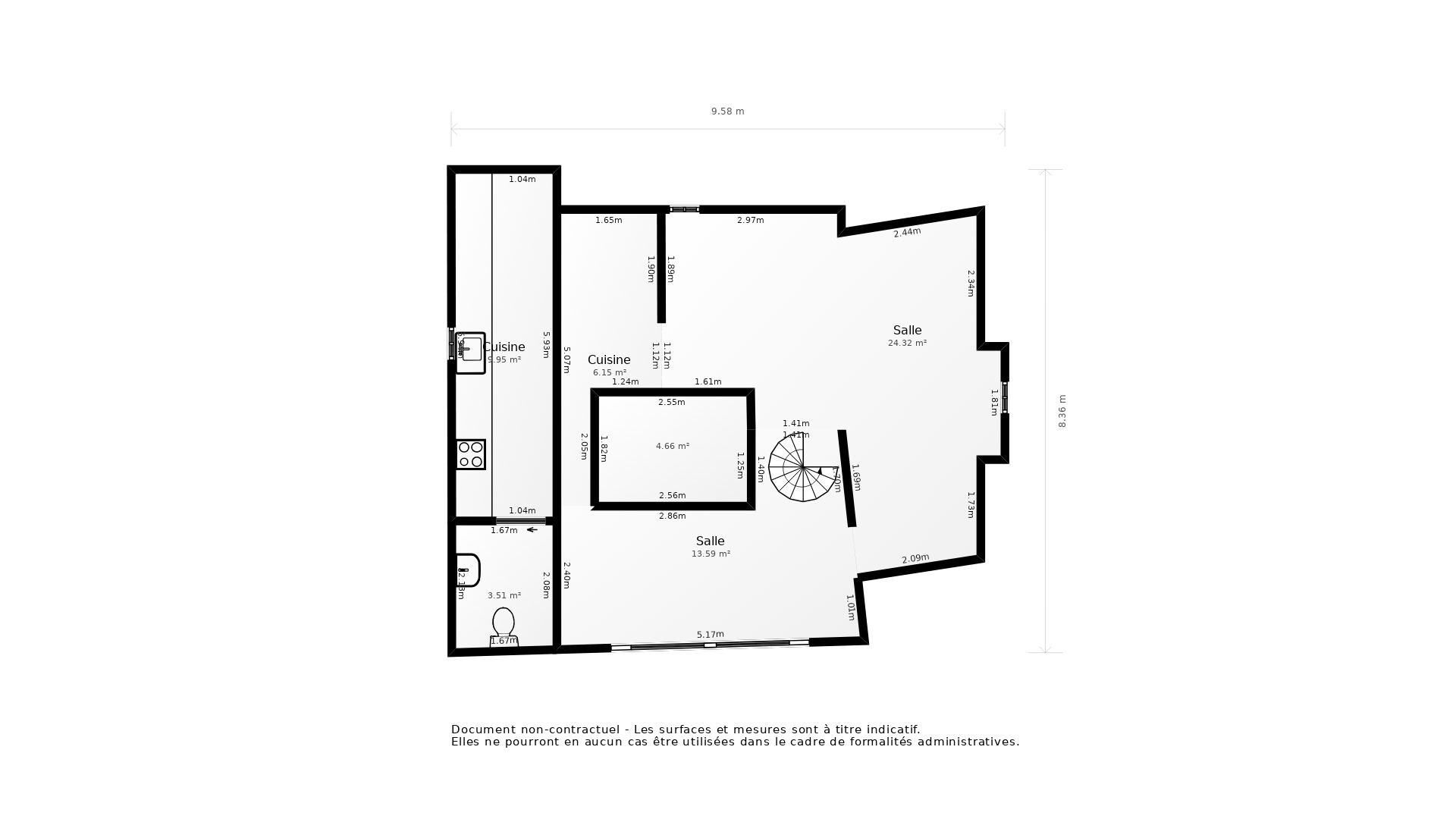 Vente Appartement BAGNERES DE BIGORRE - 3 pièces - 73 m² - (65200)