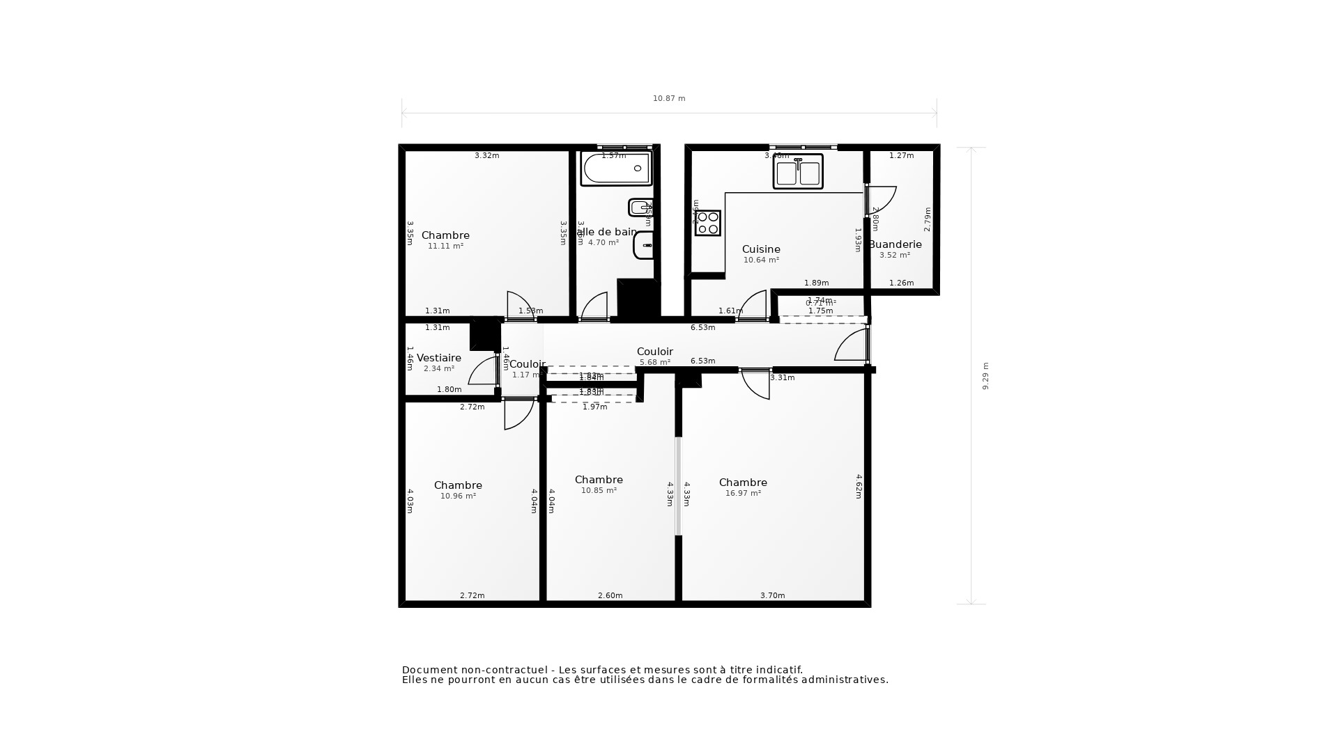Vente Appartement BLAGNAC - 3 pièces - 78 m² - (31700)