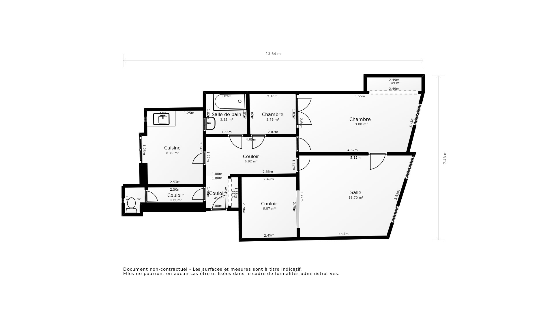 Vente Appartement LYON 09 - 2 pièces - 73 m² - (69009)