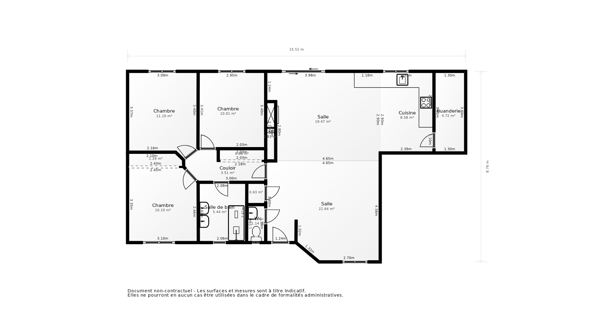 Vente Maison BASSILLAC ET AUBEROCHE - 5 pièces - 97 m² - (24640)