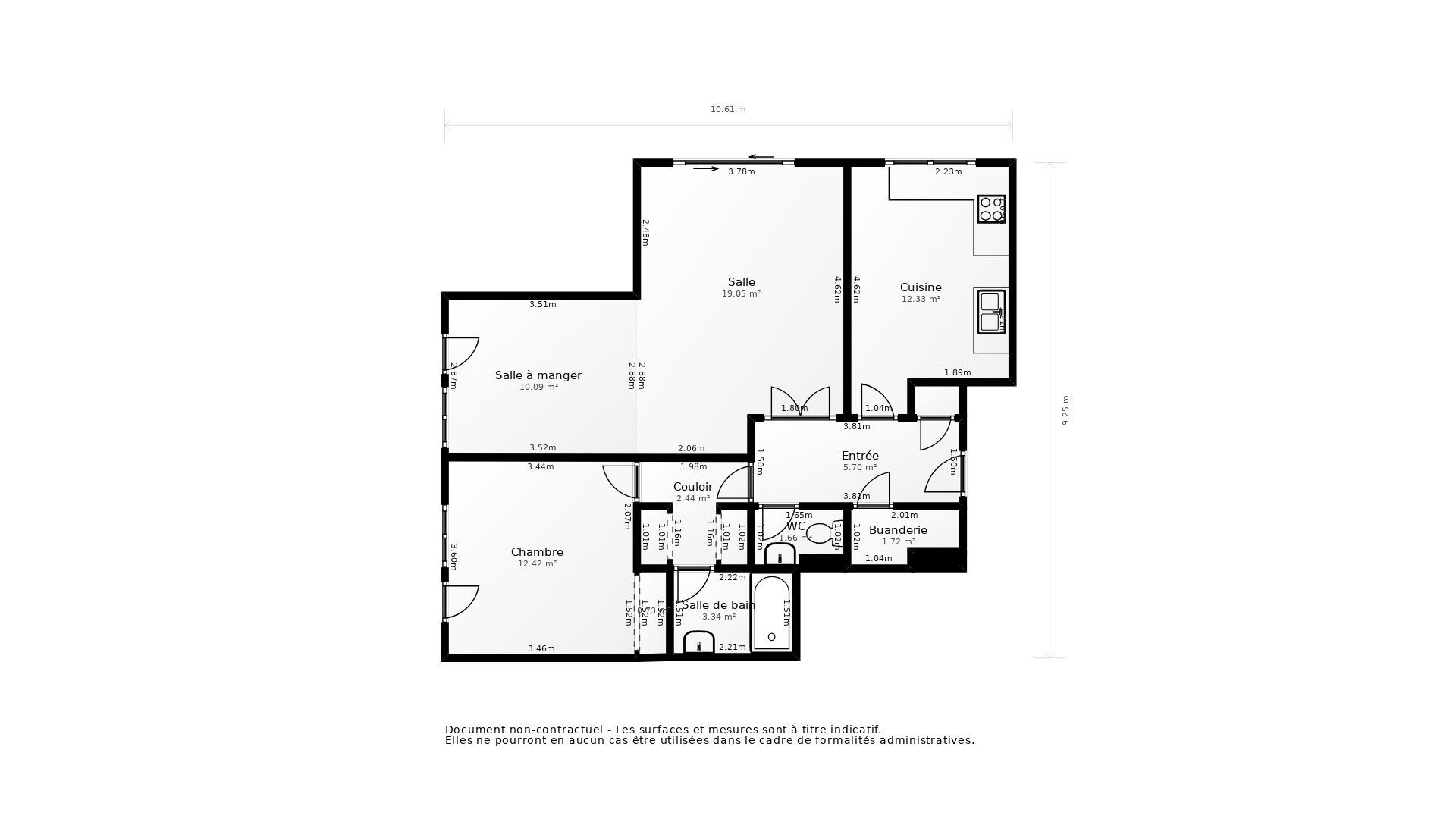 Vente Appartement VERNEUIL SUR SEINE - 3 pièces - 74,6 m² - (78480)