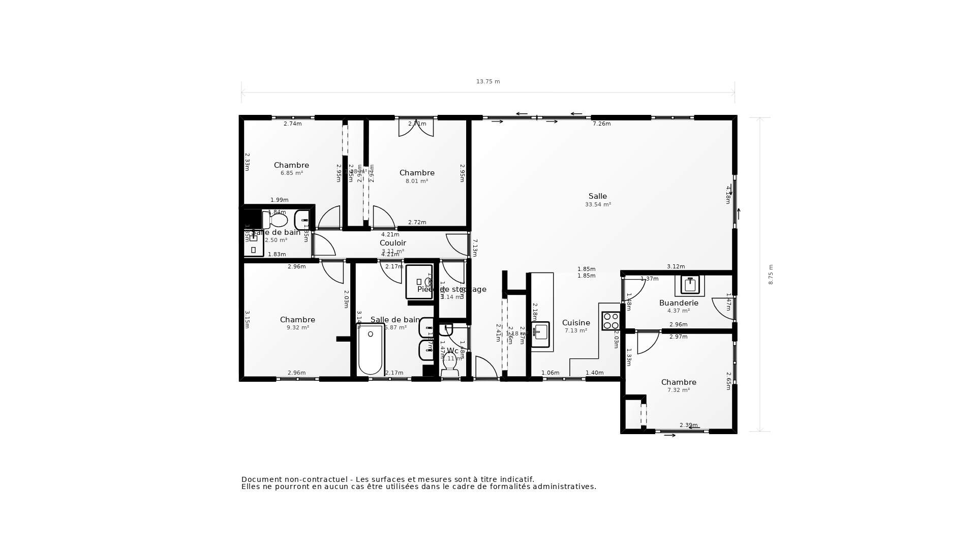 Vente Maison BELLEVIGNE - 6 pièces - 180 m² - (16120)