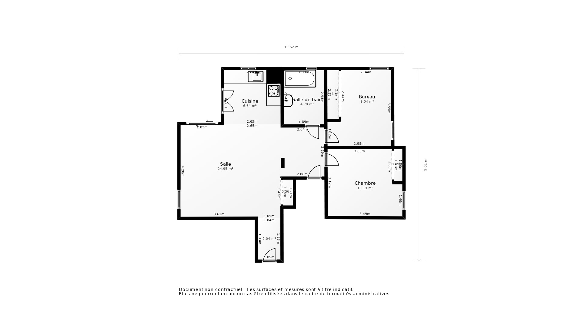 Vente Appartement ST DENIS - 3 pièces - 70 m² - (93200)