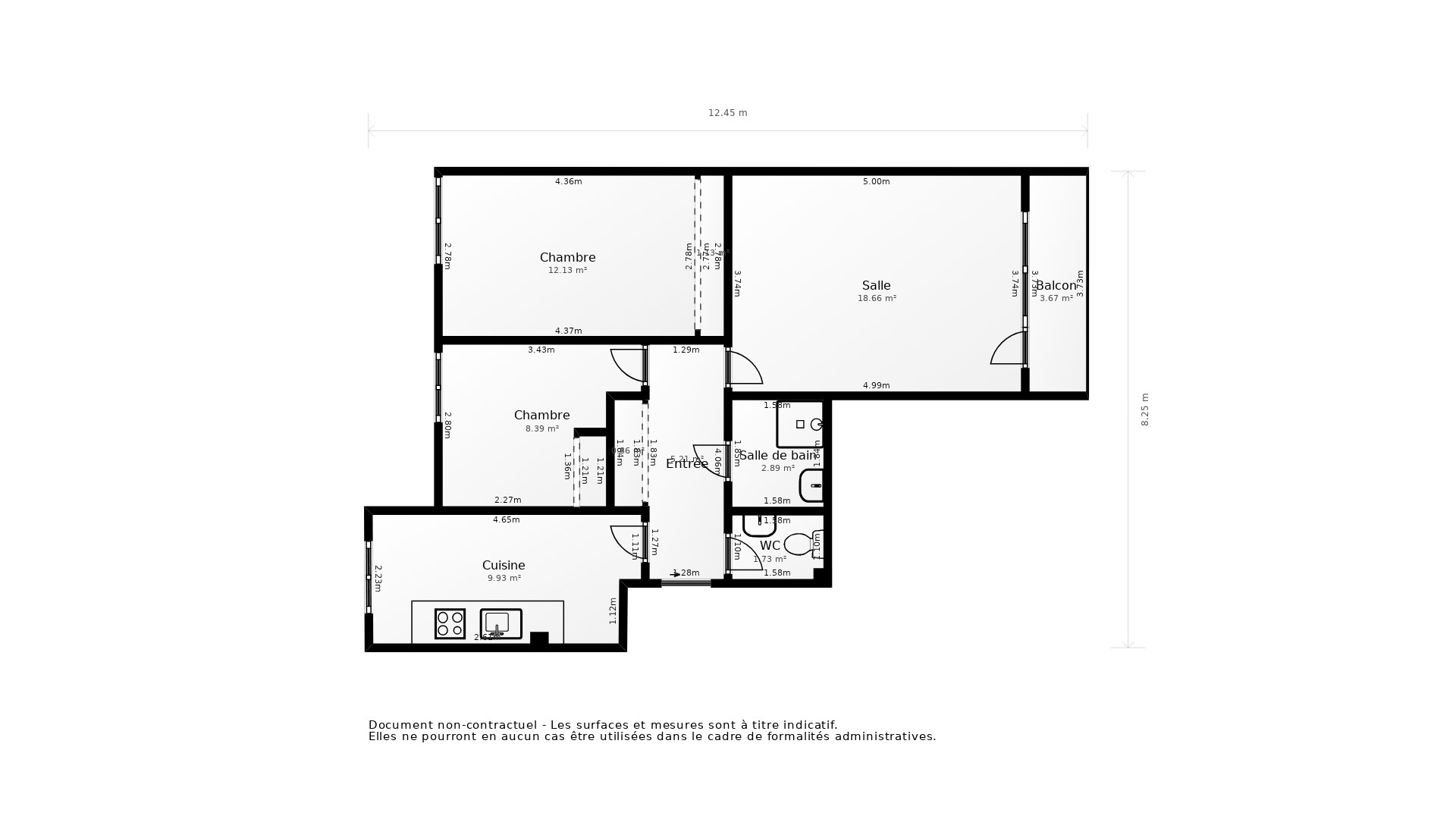 Vente Appartement IRIGNY - 3 pièces - 66 m² - (69540)