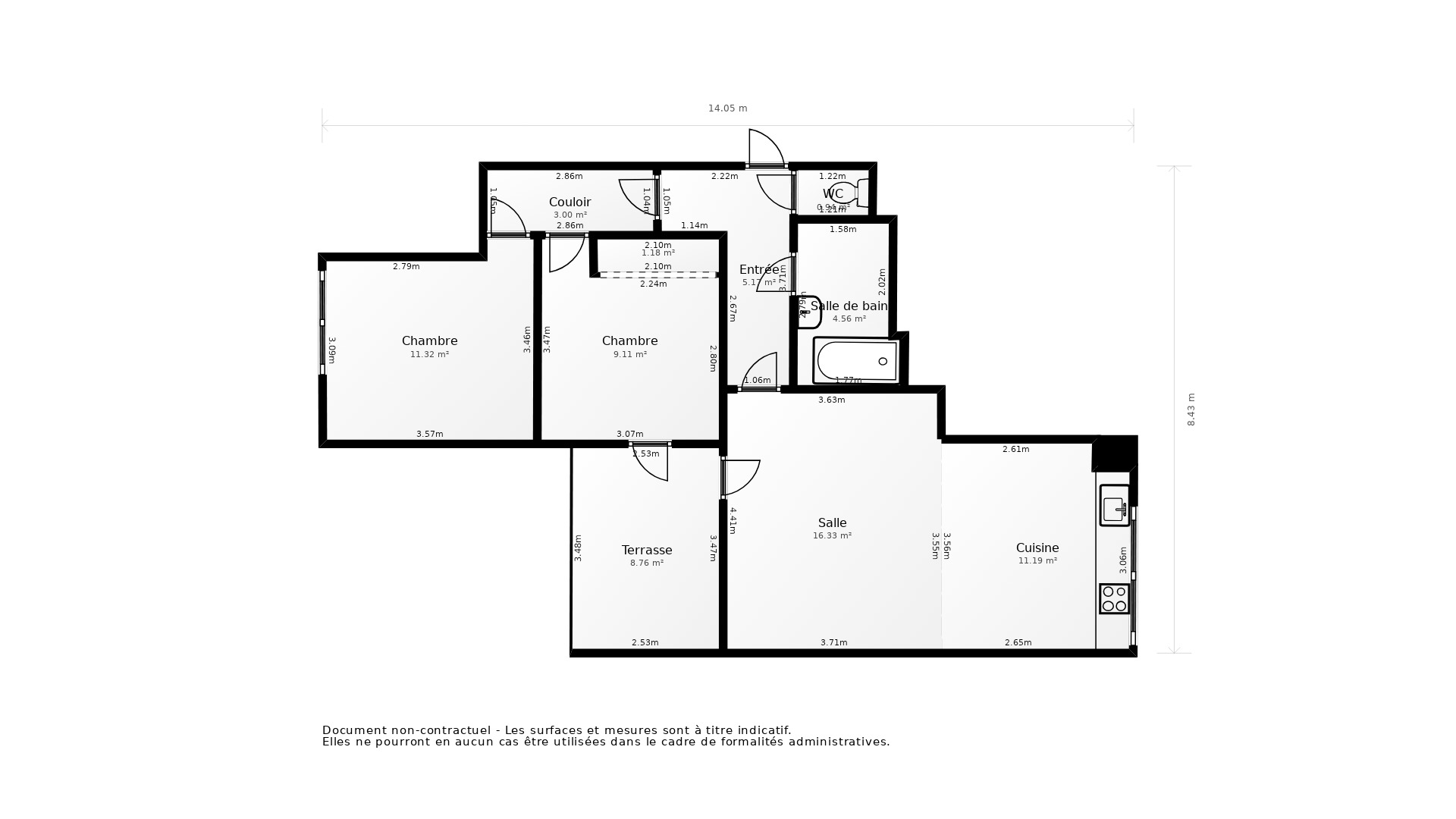 Vente Appartement ST PRIEST - 3 pièces - 70,2 m² - (69800)