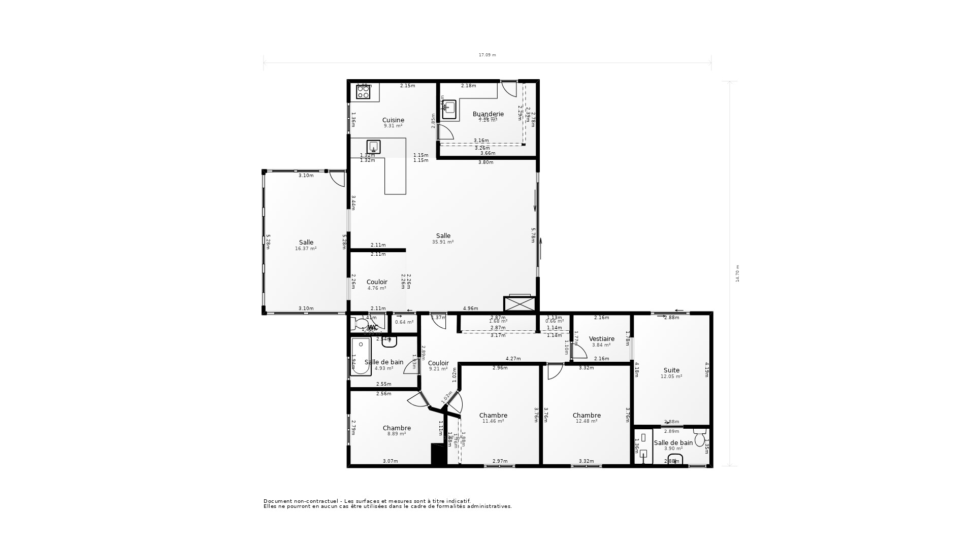 Vente Maison MARSAC SUR L ISLE - 6 pièces - 154 m² - (24430)