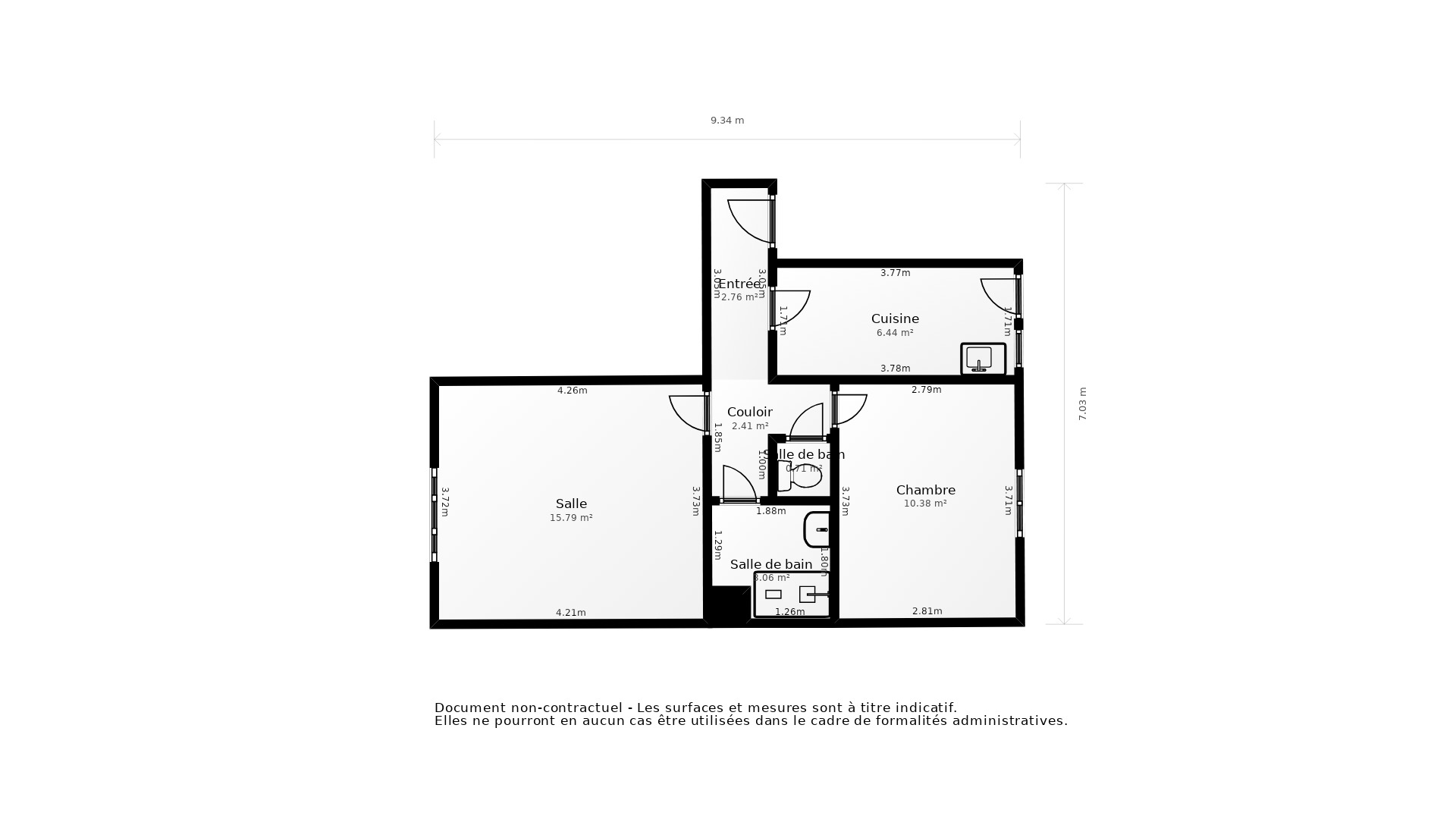 Vente Appartement TOULOUSE - 2 pièces - 42 m² - (31000)