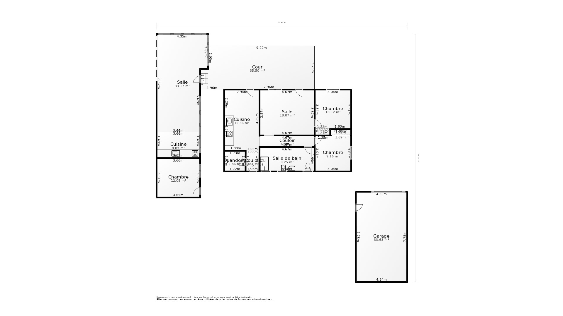 Vente Maison CHATEAUNEUF SUR CHARENTE - 6 pièces - 105 m² - (16120)