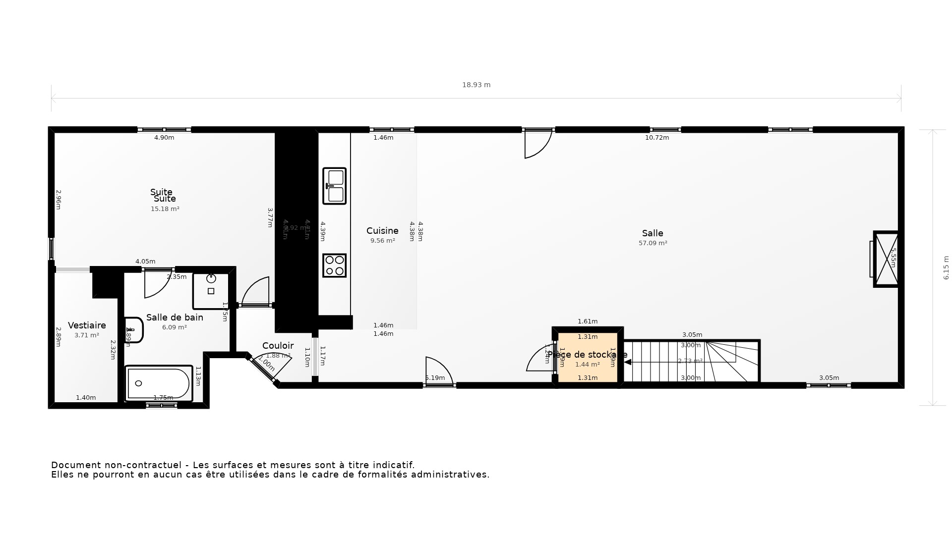 Vente Maison JUMILHAC LE GRAND - 4 pièces - 116 m² - (24630)