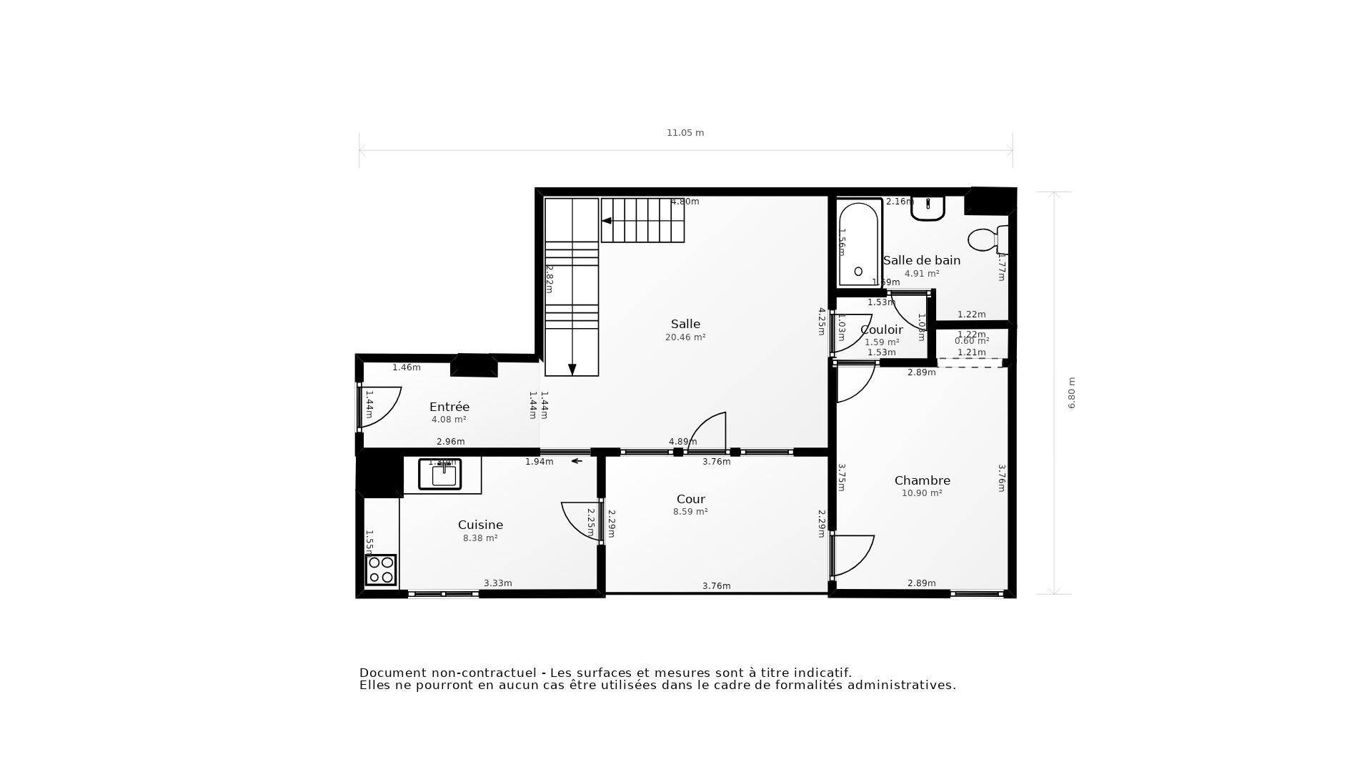 Vente Appartement BORDEAUX - 4 pièces - 82 m² - (33800)