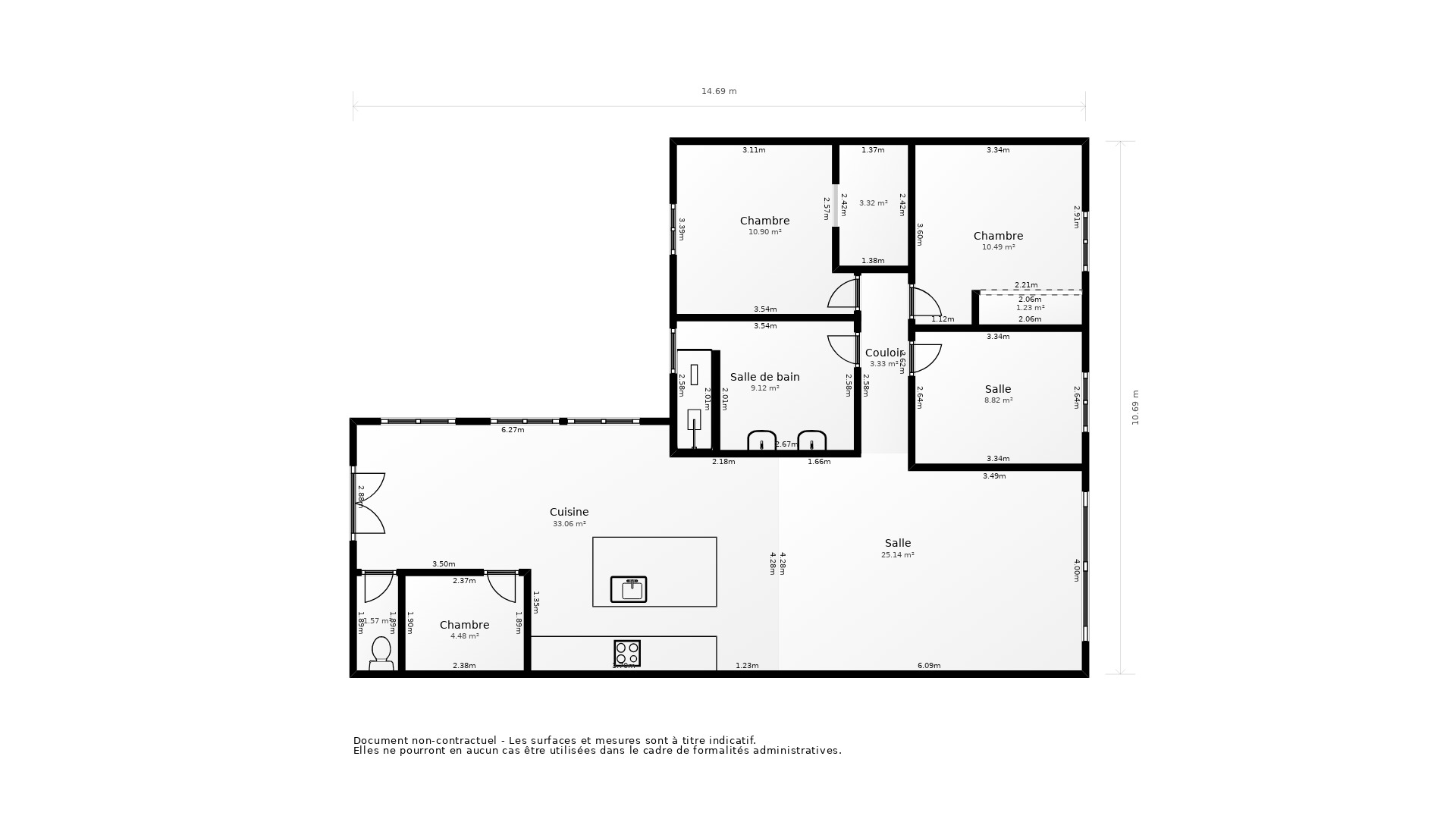 Vente Appartement MIMIZAN - 4 pièces - 118 m² - (40200)