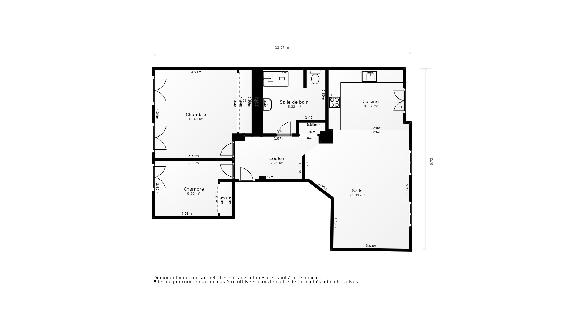 Vente Appartement MONTPELLIER - 3 pièces - 78 m² - (34000)