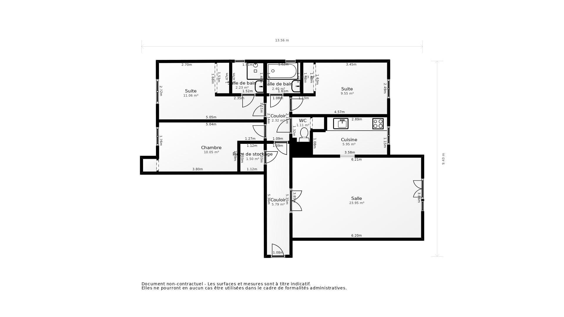 Vente Appartement AUBERGENVILLE - 4 pièces - 85 m² - (78410)
