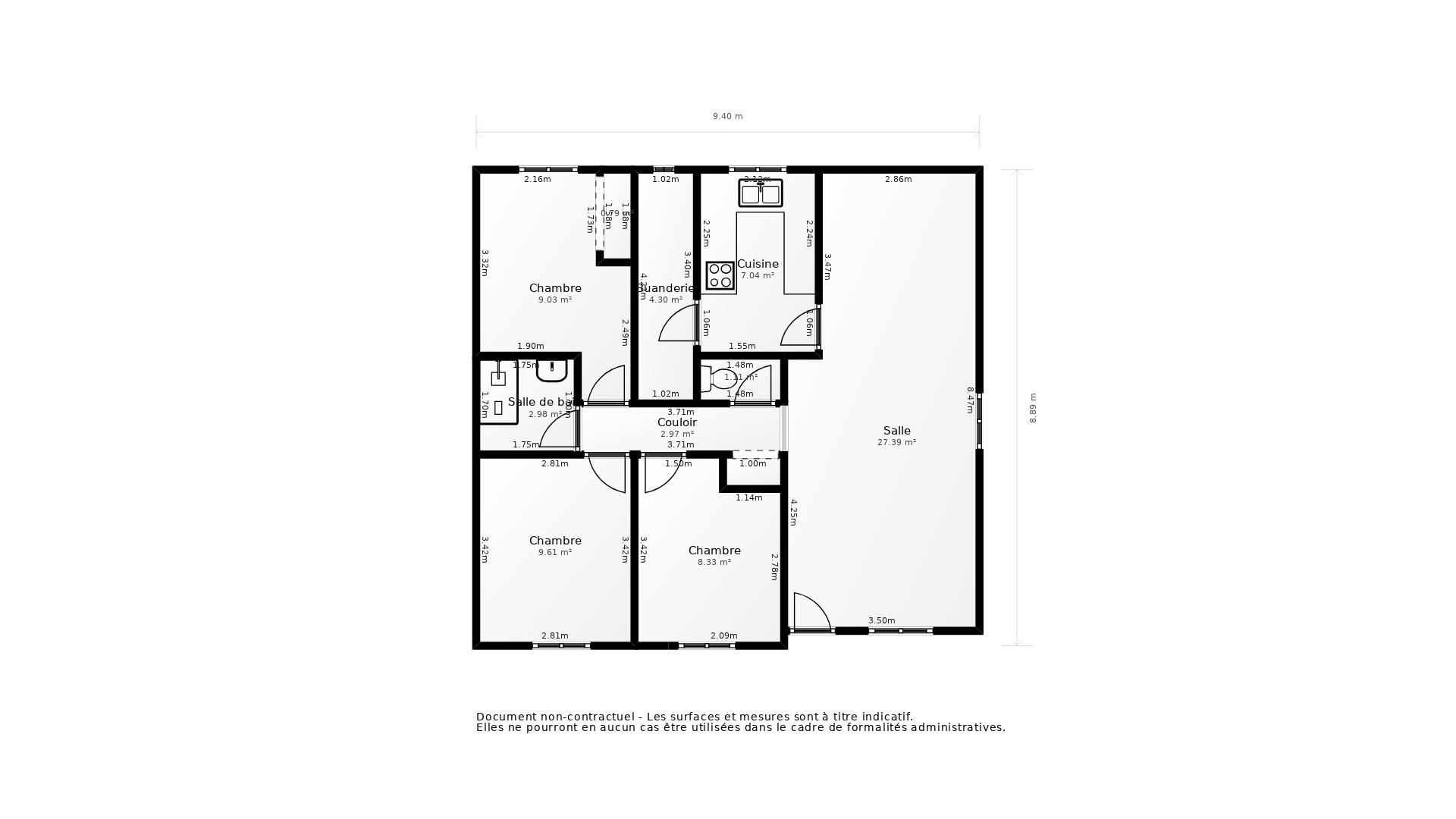 Vente Maison VILLENAVE D ORNON - 4 pièces - 84 m² - (33140)
