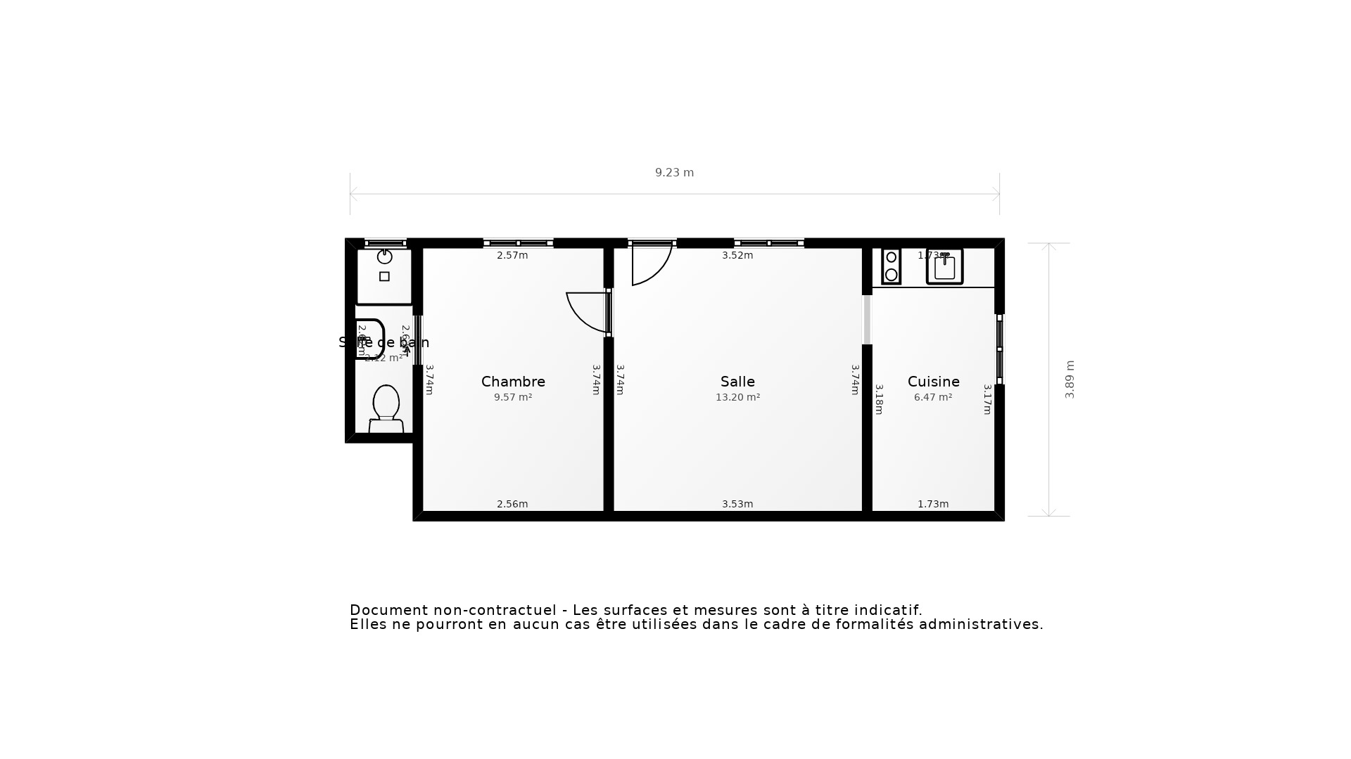 Vente Appartement TOULOUSE - 2 pièces - 36 m² - (31300)