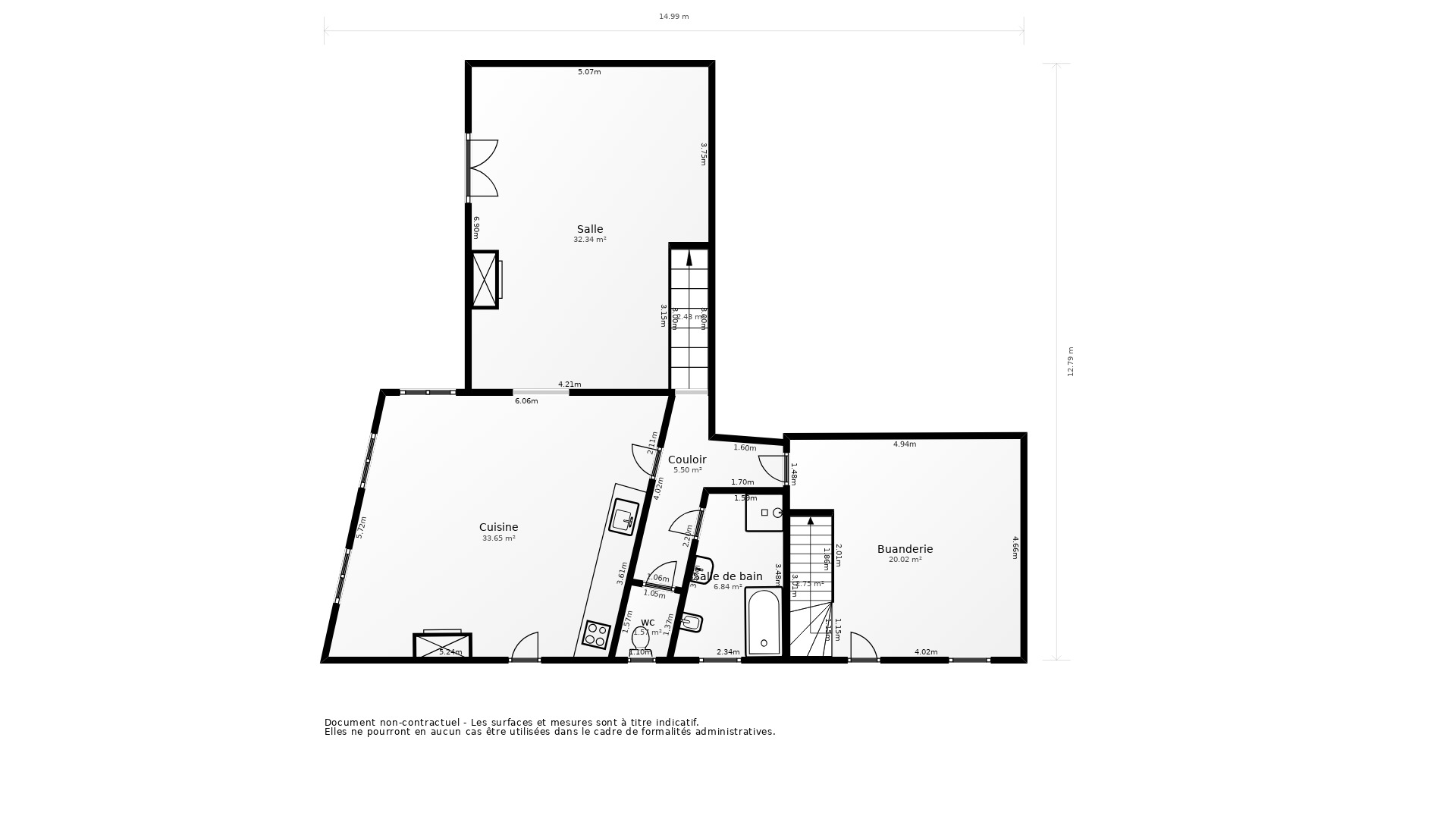Vente Maison ST DENIS DE PILE - 5 pièces - 154 m² - (33910)