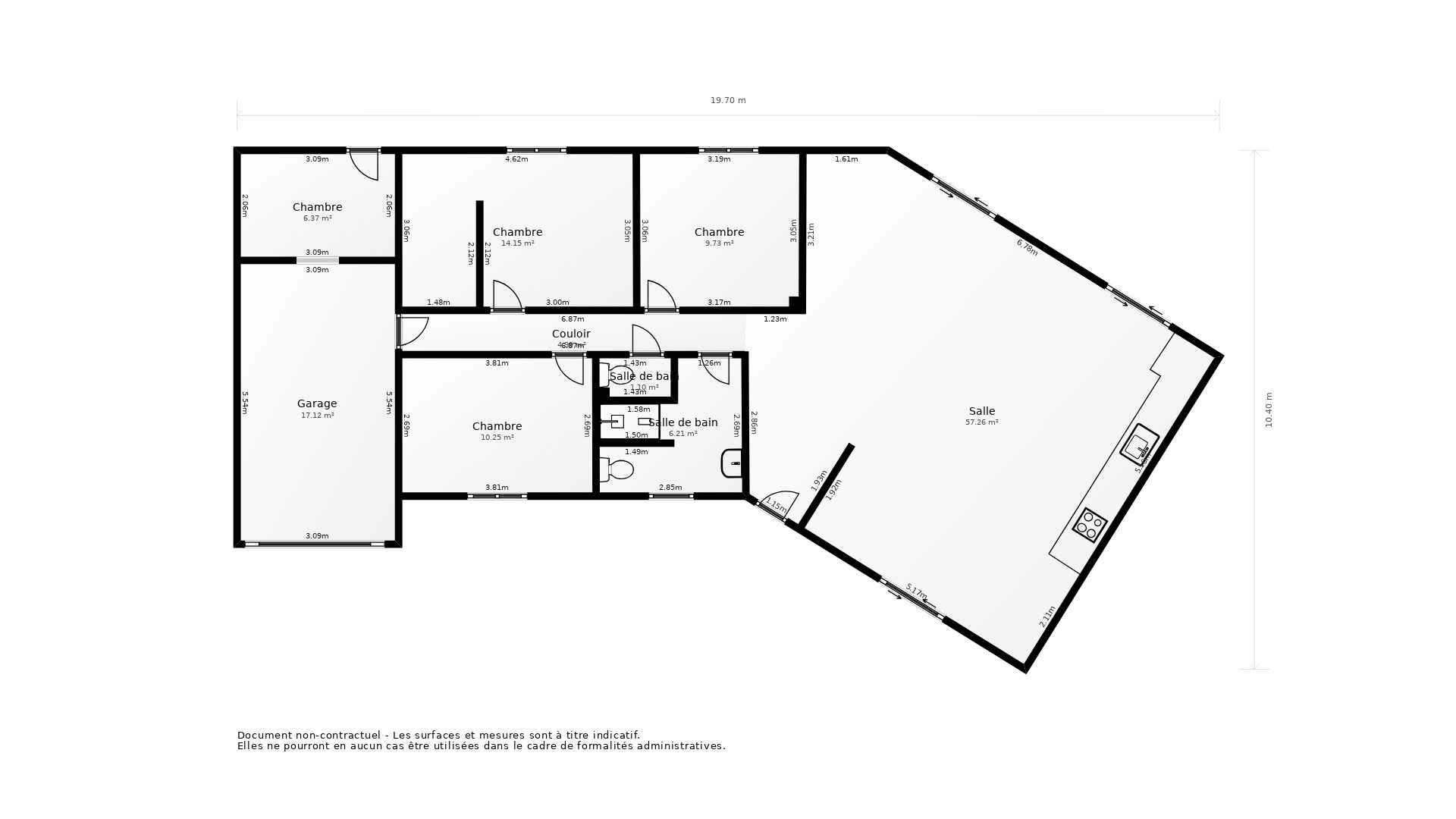 Vente Maison PREMILHAT - 5 pièces - 108 m² - (03410)