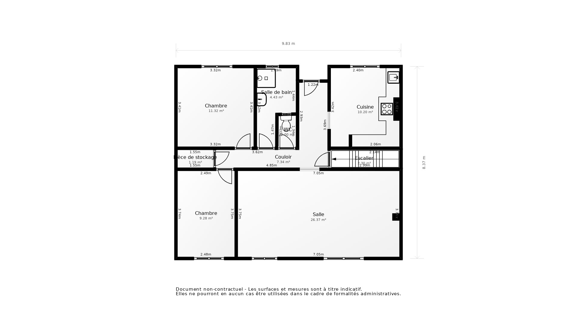 Vente Maison CHAURAY - 4 pièces - 100 m² - (79180)