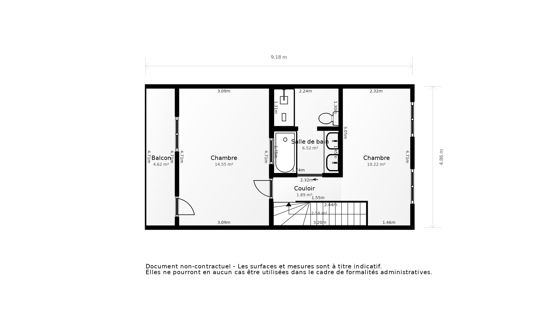 Vente Appartement LYON 09 - 3 pièces - 75 m² - (69009)