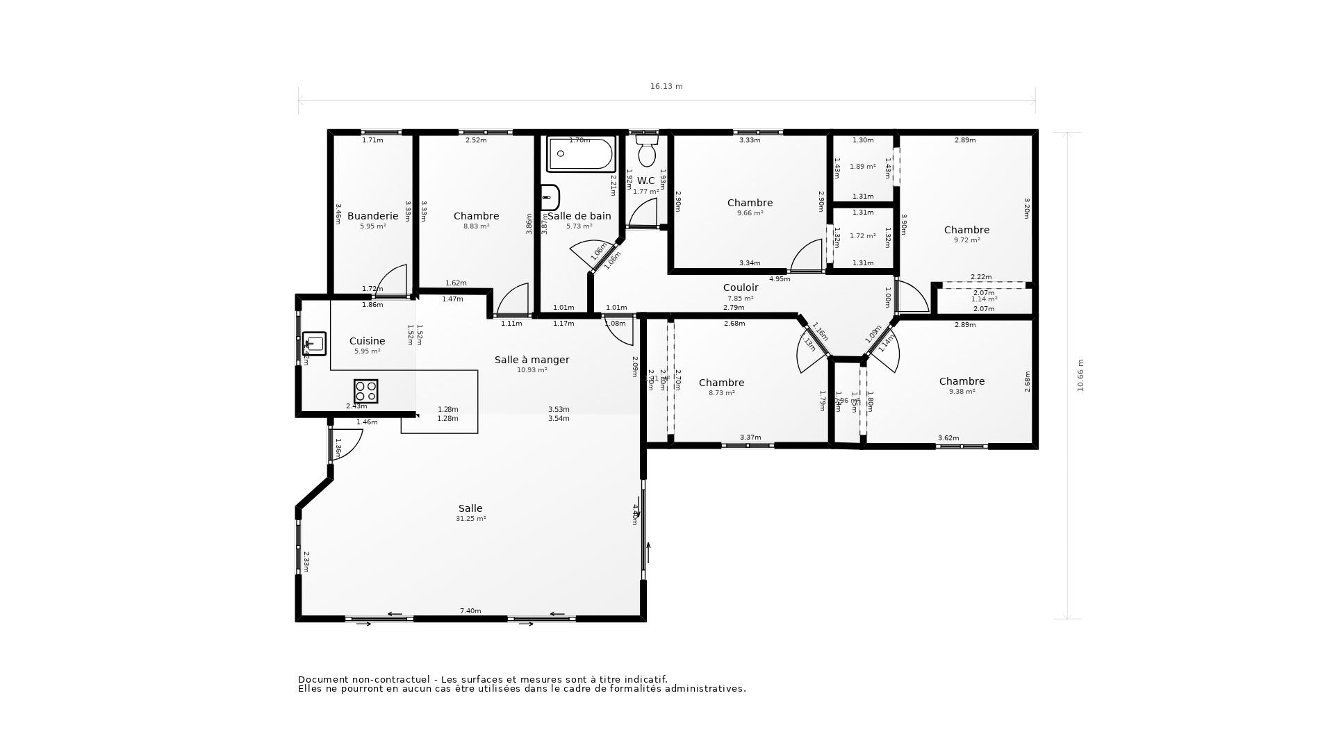Vente Maison LA BREDE - 6 pièces - 130 m² - (33650)