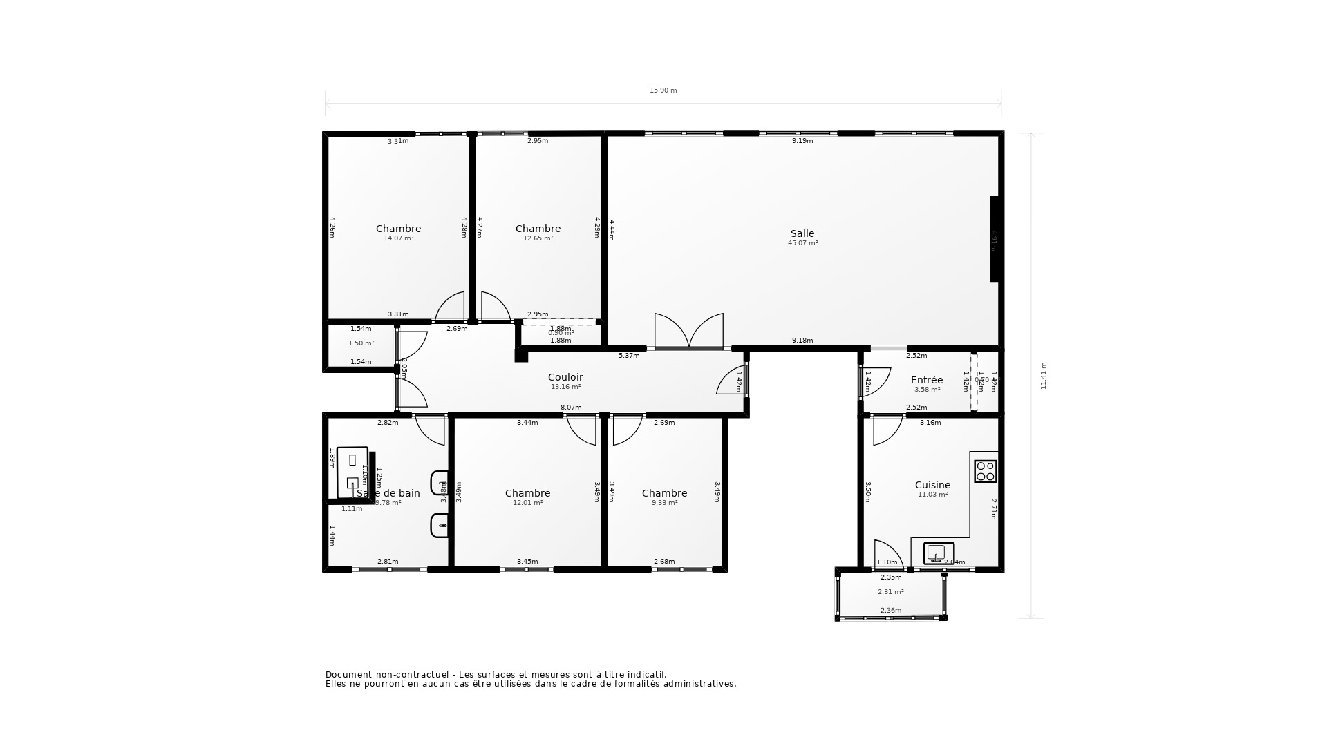 Vente Appartement BREST - 6 pièces - 143 m² - (29200)