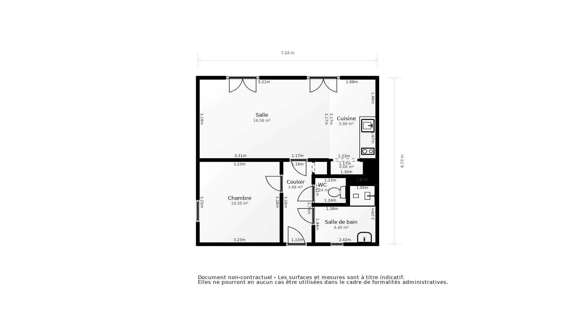 Vente Appartement COUERON - 2 pièces - 49 m² - (44220)