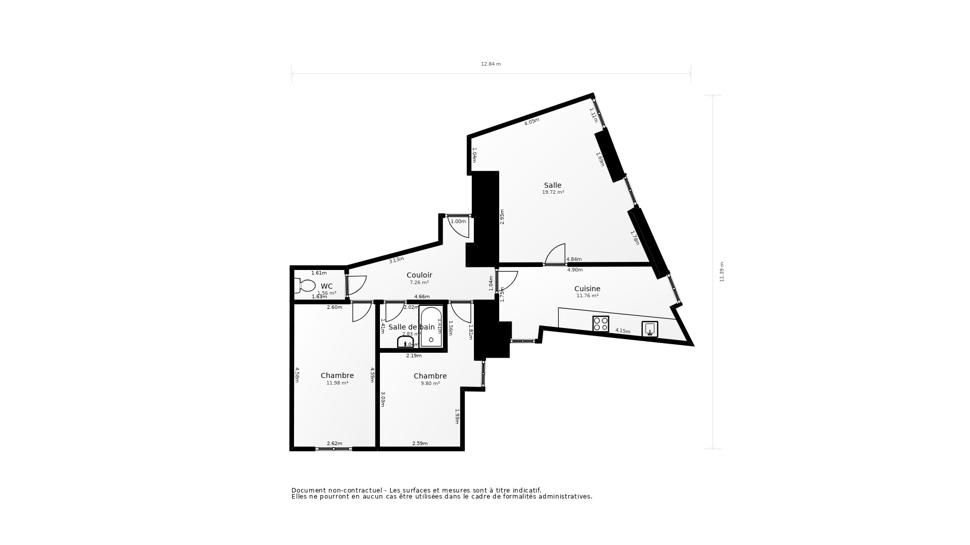 Vente Appartement SARLAT LA CANEDA - 4 pièces - 68 m² - (24200)