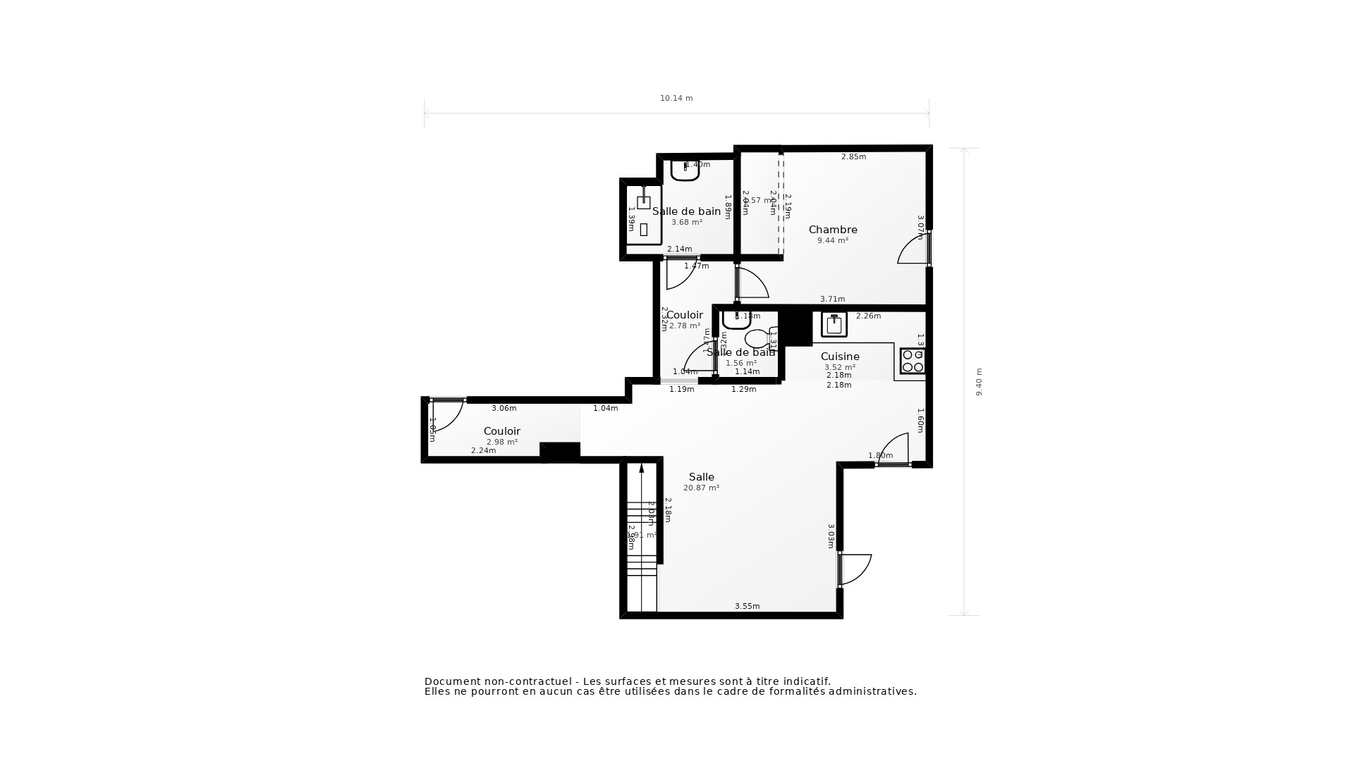Vente Appartement BORDEAUX - 4 pièces - 93 m² - (33300)