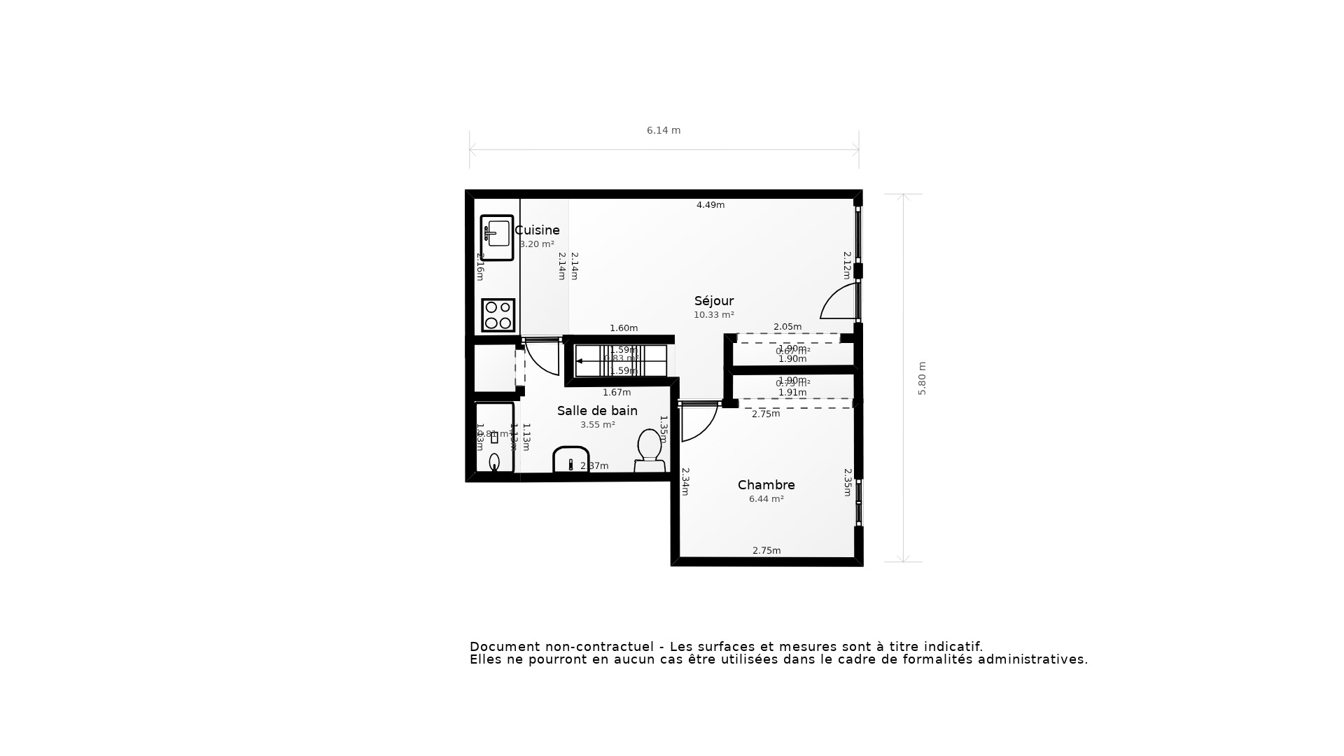 Vente Maison LACANAU - 2 pièces - 34 m² - (33680)