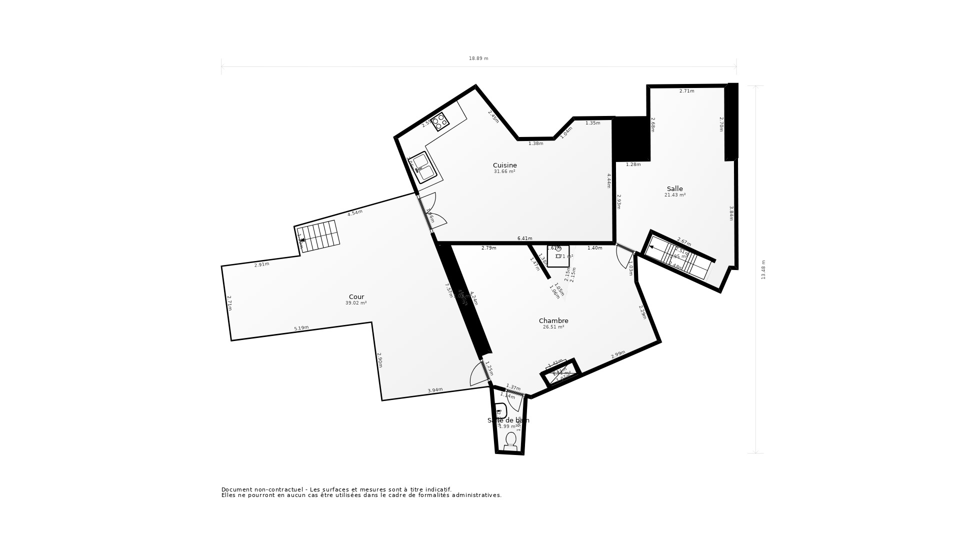 Vente Maison MONTRICHARD VAL DE CHER - 5 pièces - 180 m² - (41400)