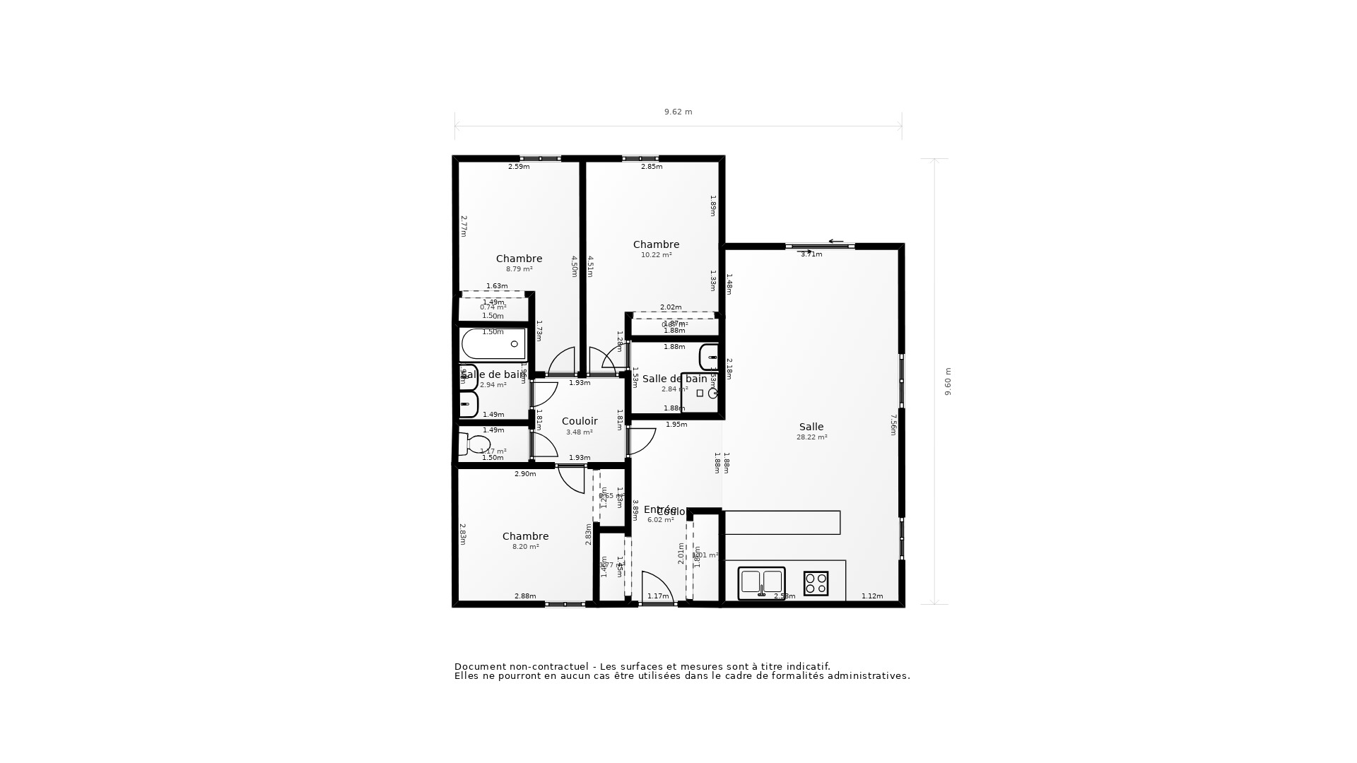 Vente Appartement AUTERIVE - 4 pièces - 79 m² - (31190)